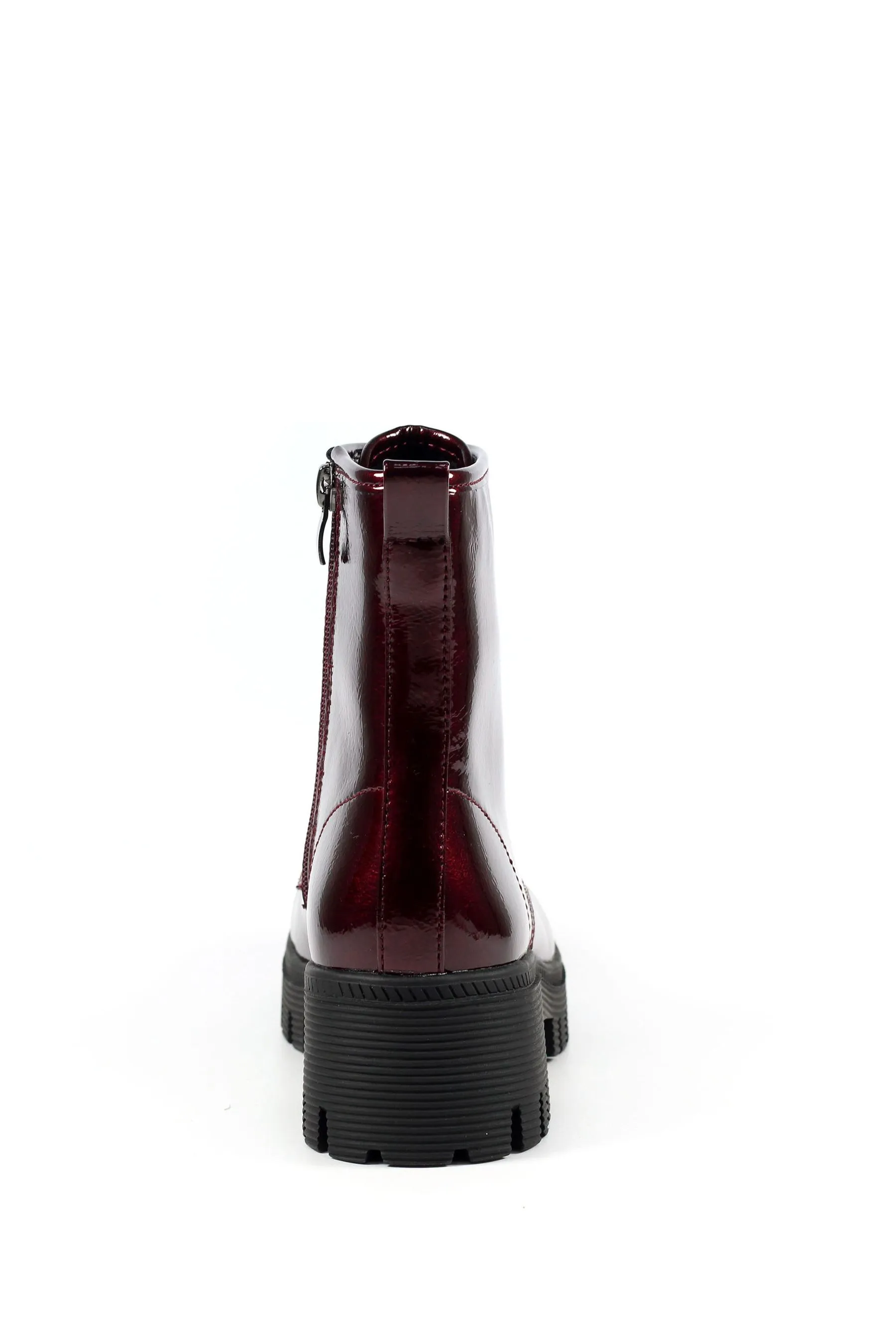 Lunar - Rosso bordeaux - Danni - Stivali alla caviglia in vernice