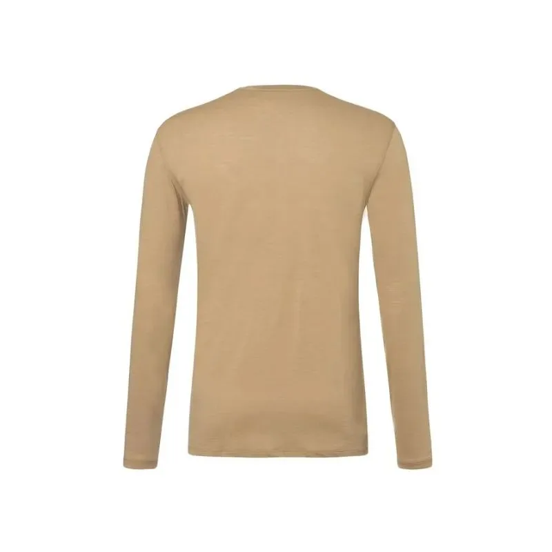 Maglietta SUPER.NATURAL Uomo M Sn Pier LS (Oak/Grigio Piuma/Bianco Fresco)