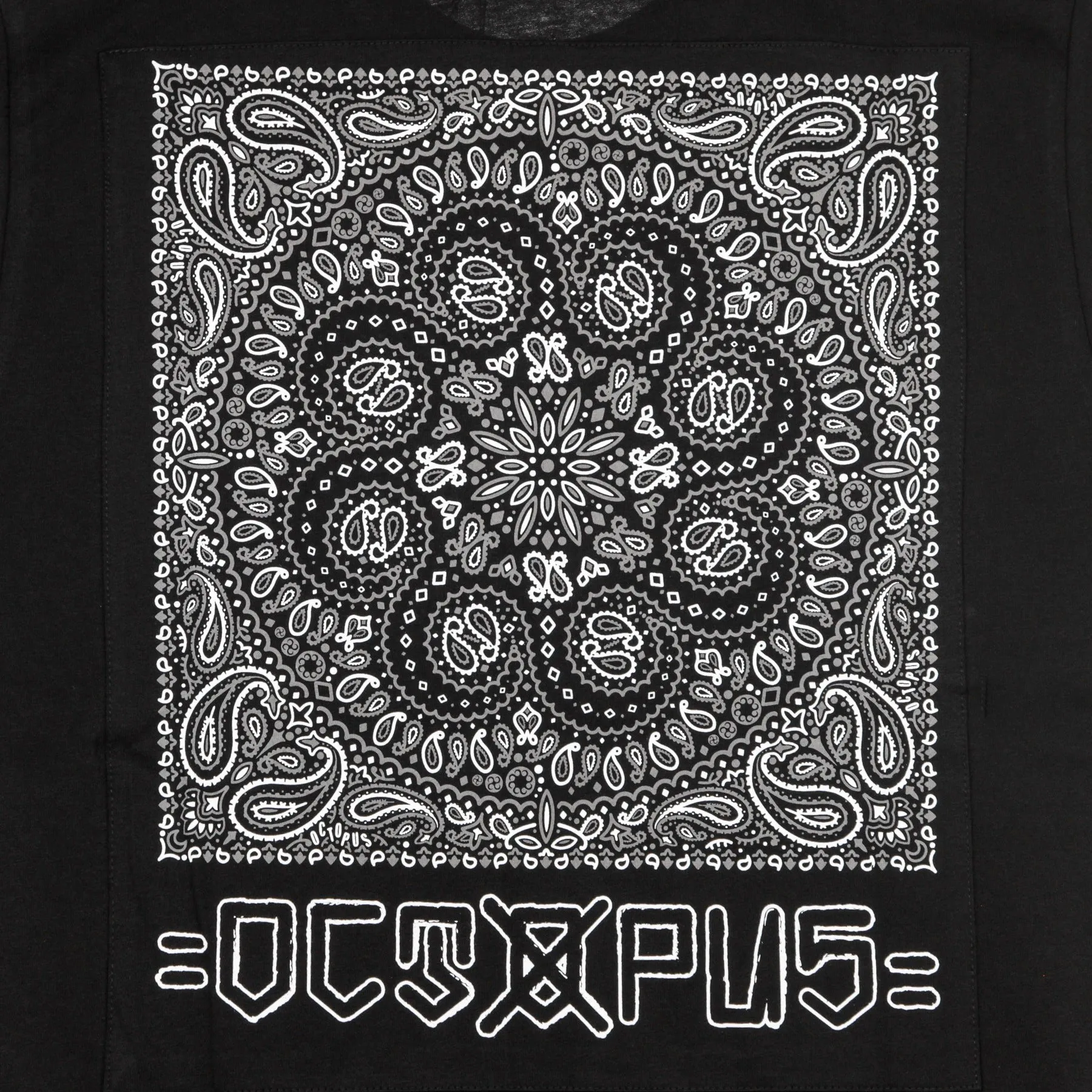 Maglietta Uomo Bandana Logo Tee Black