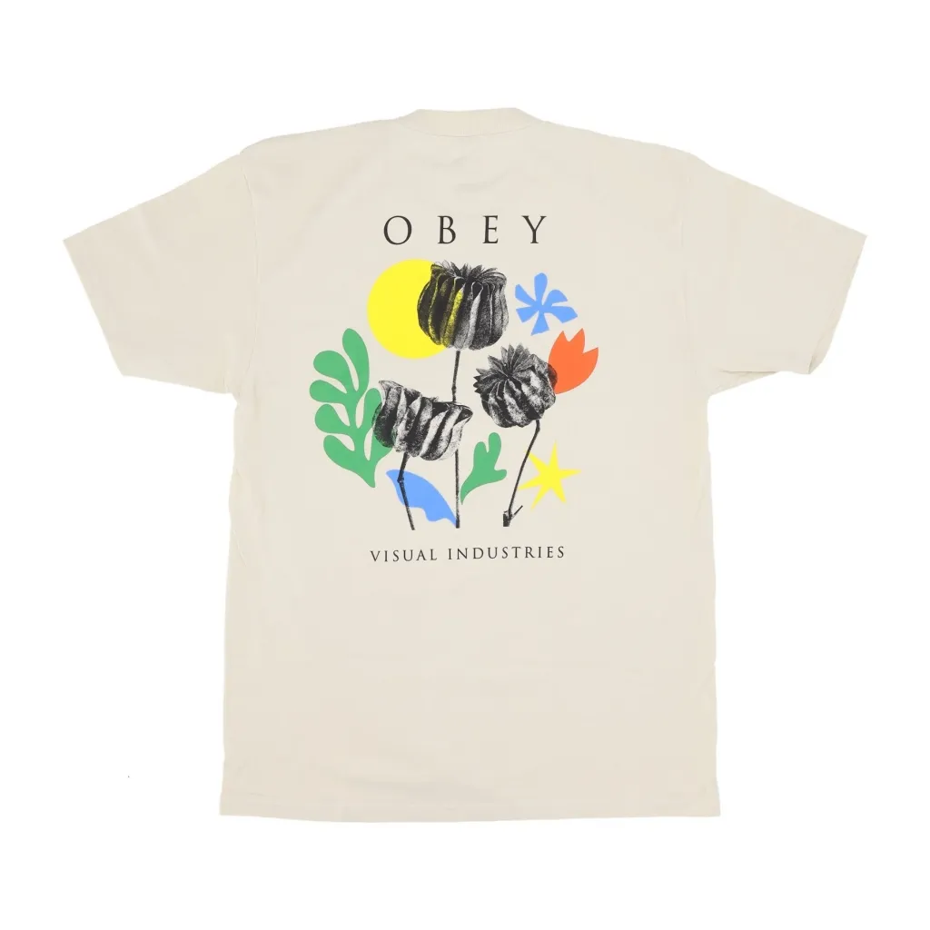 maglietta uomo flowers papers scissors classic tee CREAM