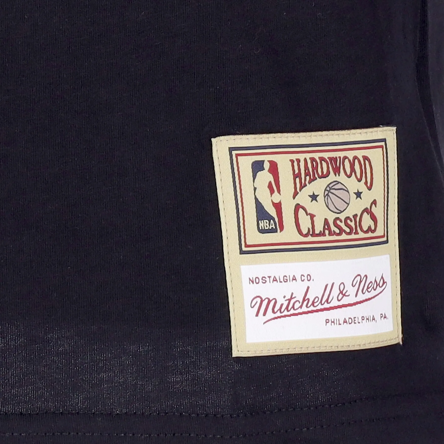 Maglietta Uomo Nba Tee Hardwood Classics No 32 Magic Johnson Loslak Black/original Team Colors