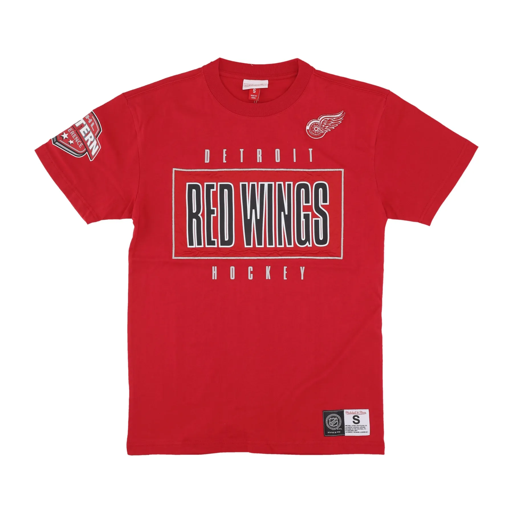 Maglietta Uomo Nhl Team Og 2.0 Premium Current Logo Tee Detwin Original Team Colors