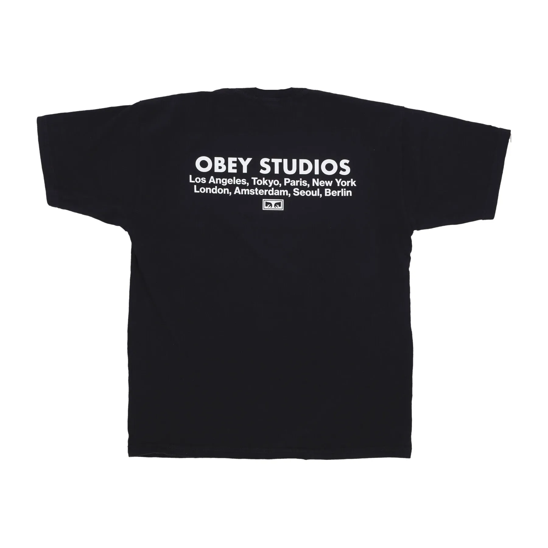 Maglietta Uomo Studios Eye Heavyweight Classic Box Tee Jet Black