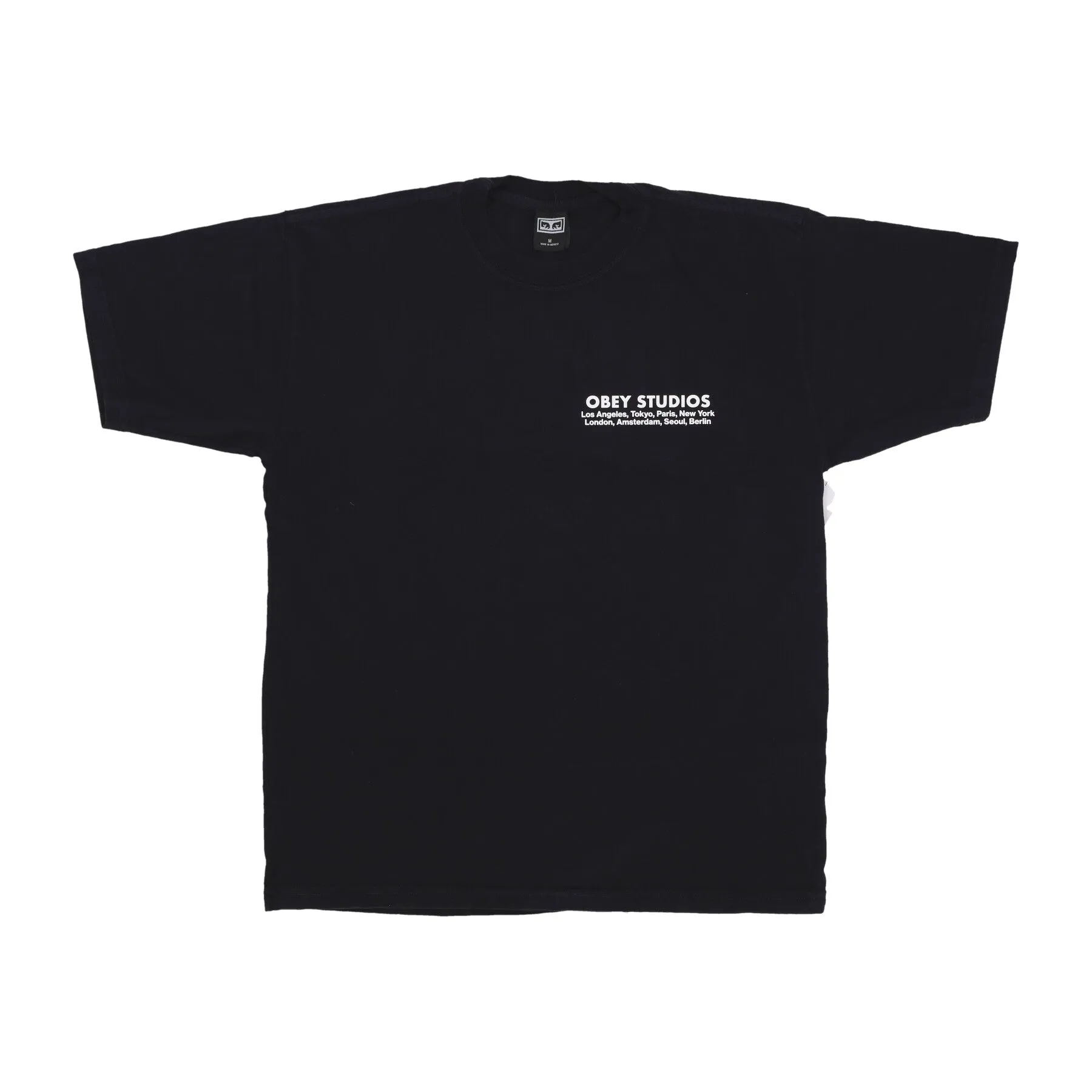 Maglietta Uomo Studios Eye Heavyweight Classic Box Tee Jet Black