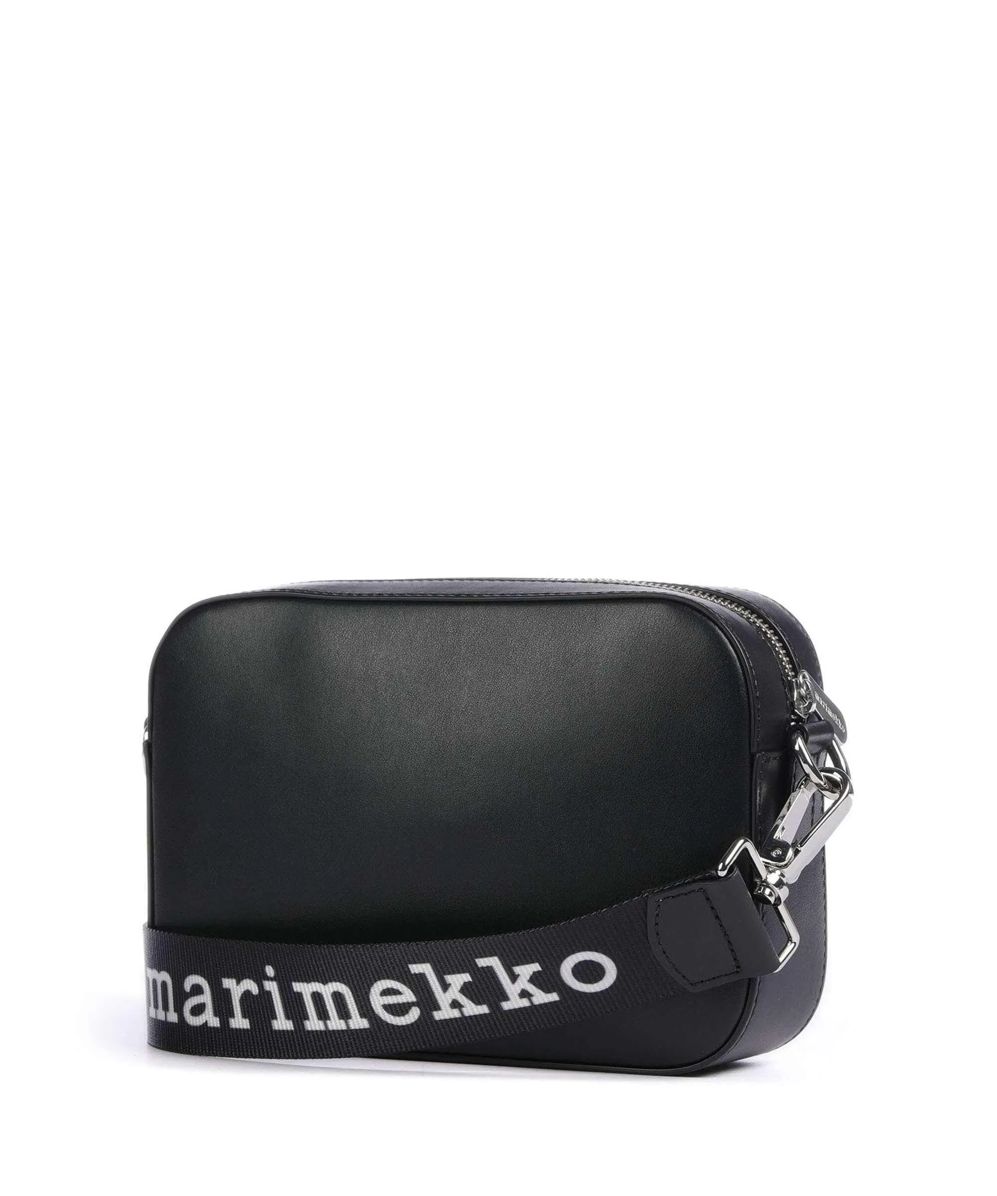 Marimekko Gratha Borsa a tracolla pelle a grana fine nero  