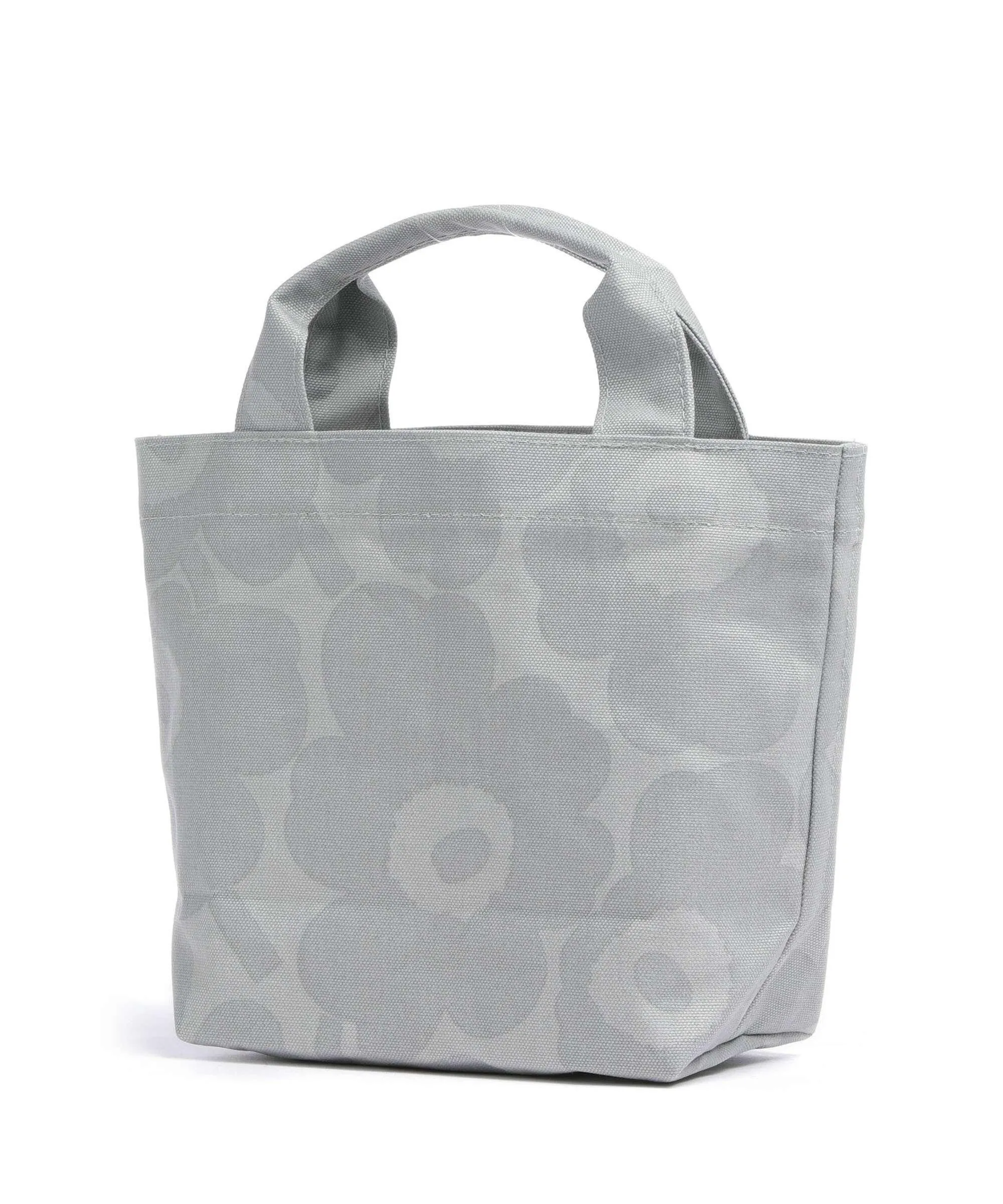  Marimekko Unikko Mono Mini Borsa a mano cotone grigio  