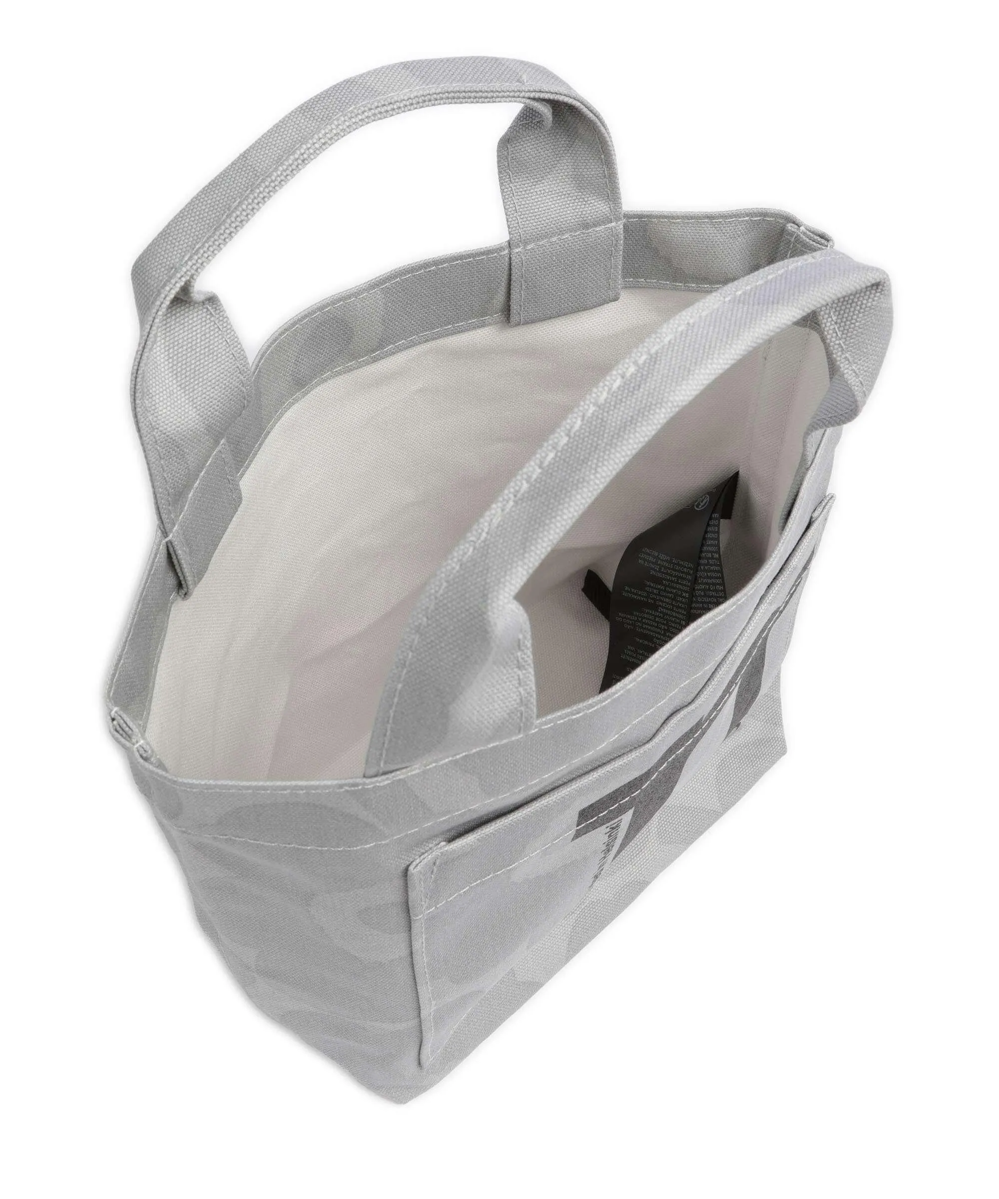  Marimekko Unikko Mono Mini Borsa a mano cotone grigio  