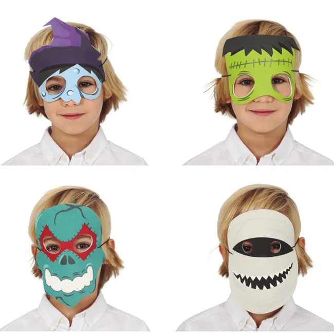 Maschere da mostro di Halloween per bambini - 1 pz.