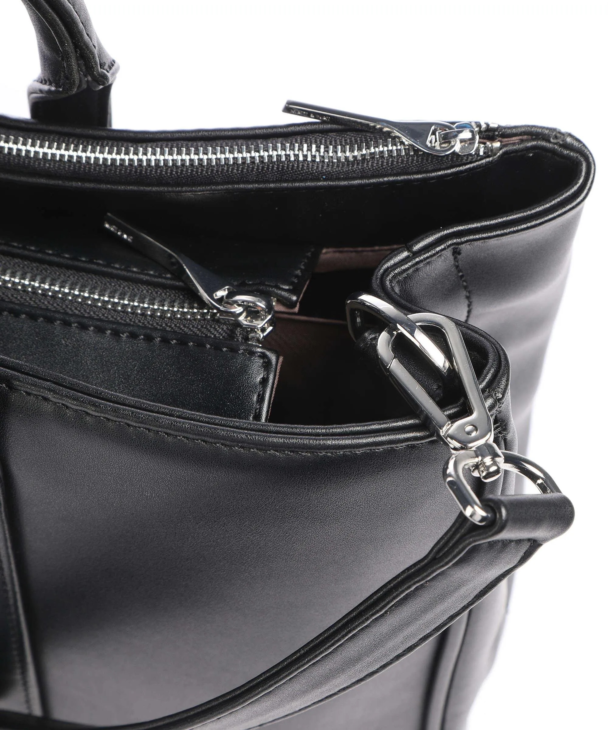  Matt & Nat Loom Evelin Borsa a mano 13″ pelle sintetica nero  