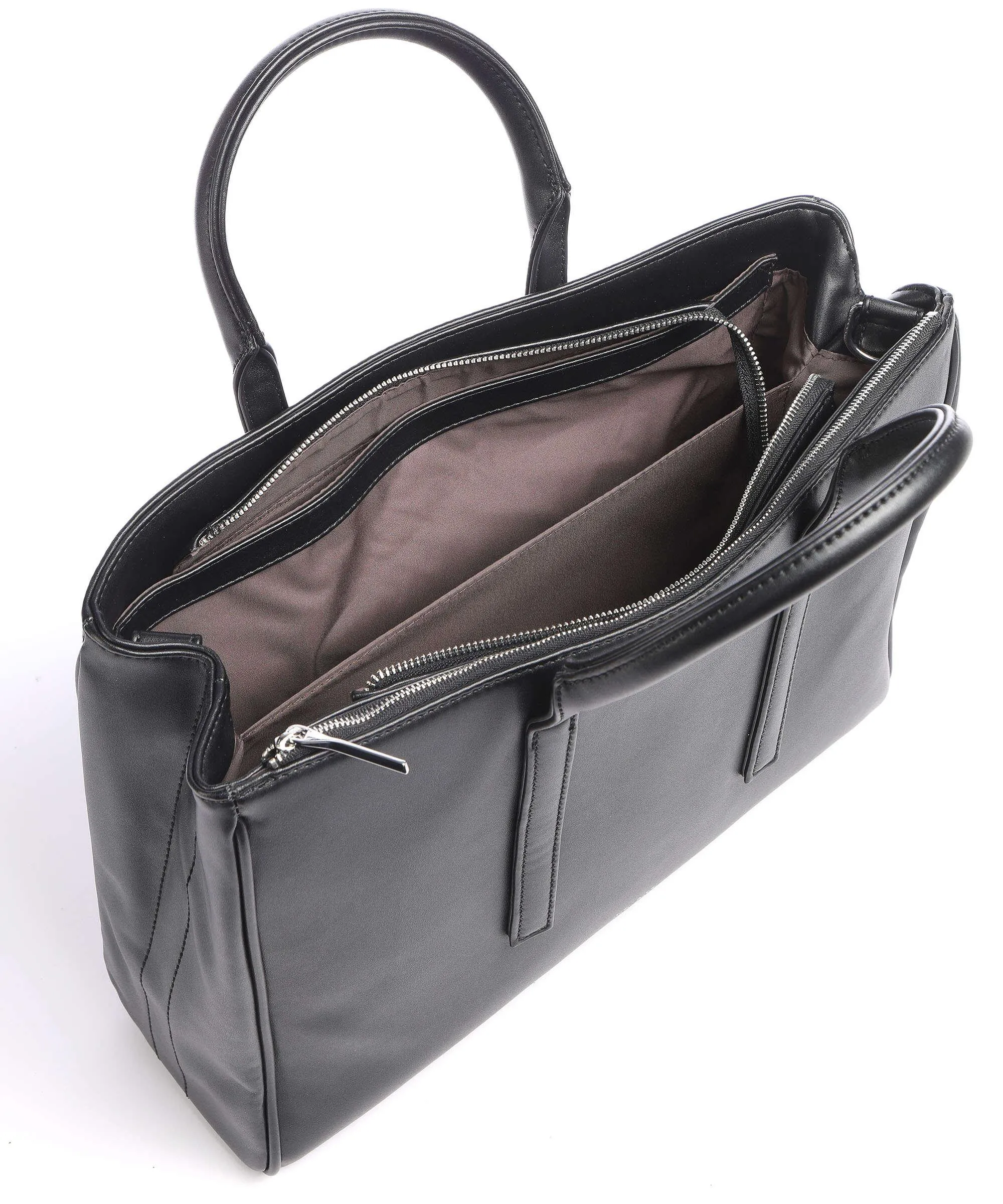  Matt & Nat Loom Evelin Borsa a mano 13″ pelle sintetica nero  