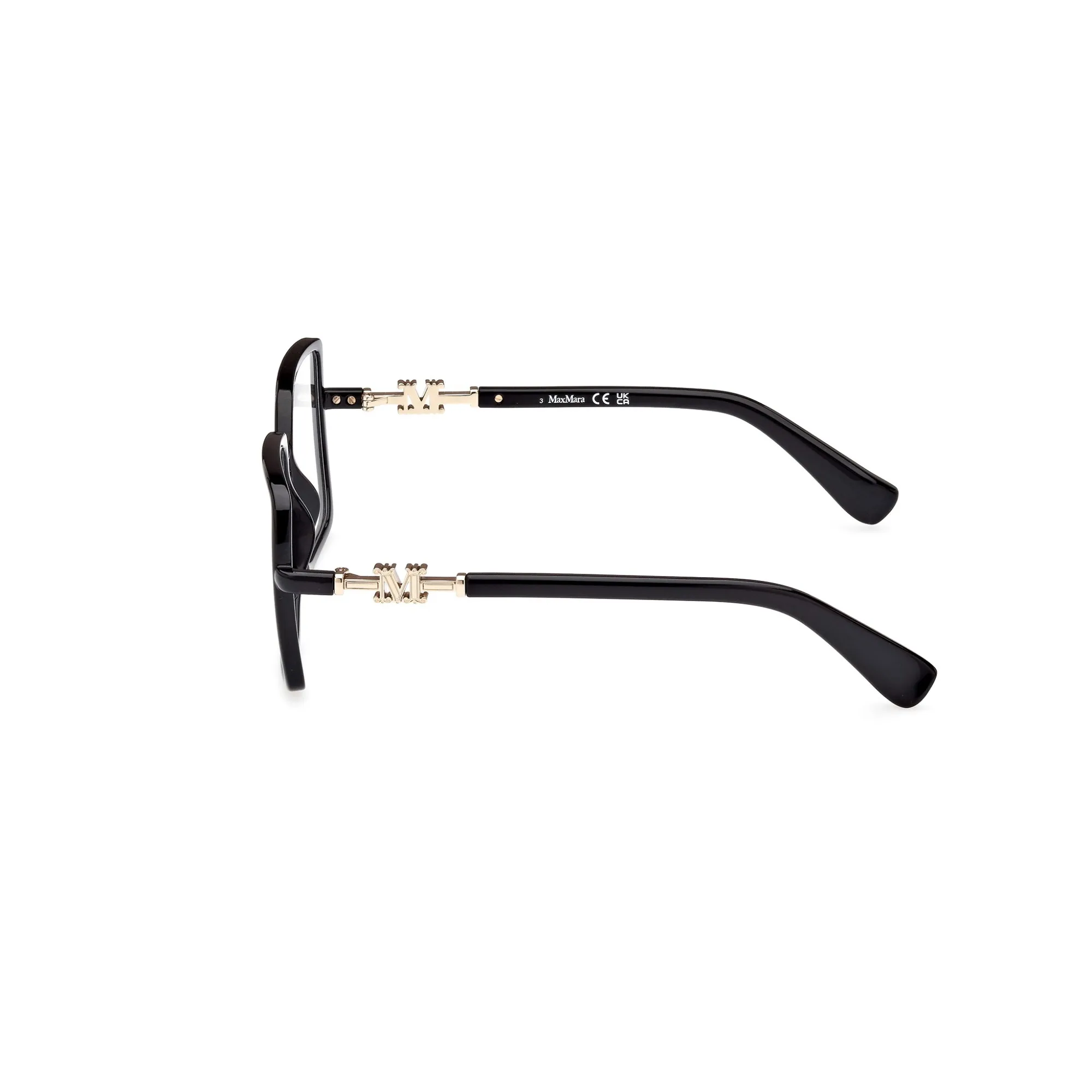   Max Mara MM 5108-H - 001 Nero Lucido | Occhiale Da Vista Donna 