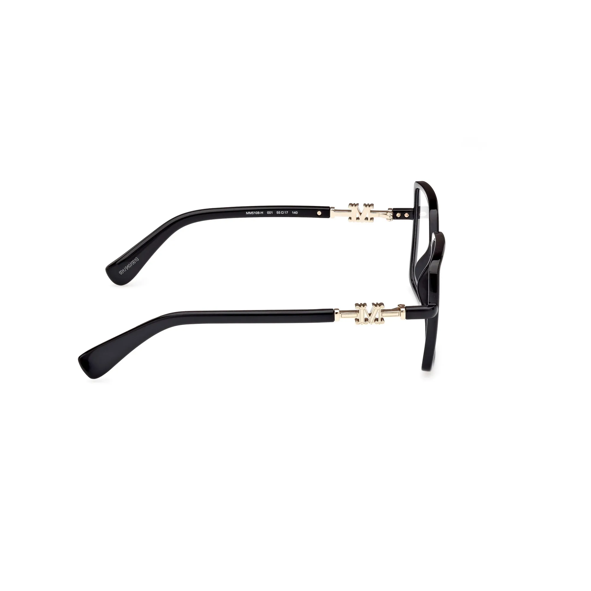   Max Mara MM 5108-H - 001 Nero Lucido | Occhiale Da Vista Donna 