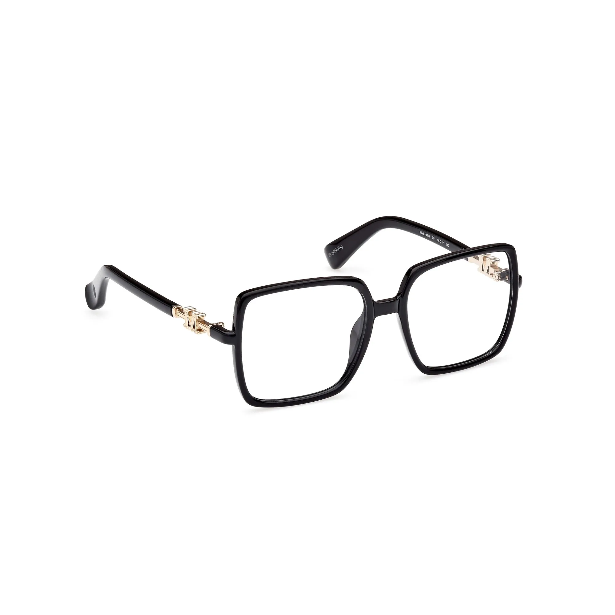   Max Mara MM 5108-H - 001 Nero Lucido | Occhiale Da Vista Donna 