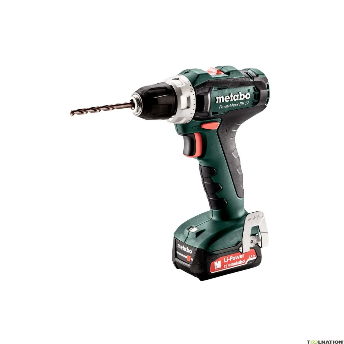 Metabo 601036000 PowerMaxx BS 12 trapano avvitatore a batteria 12V 1 x 2,0 AH Li-Ion