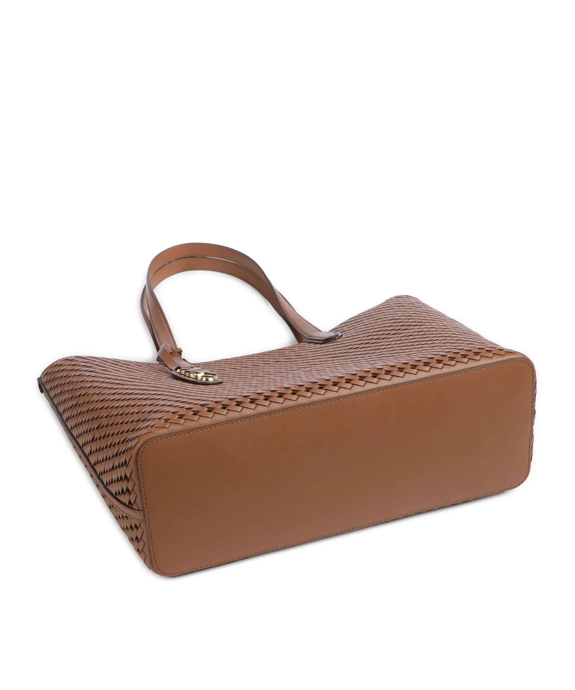  Michael Kors Eliza Borsa shopper pelle di vacchetta finemente grana marrone  