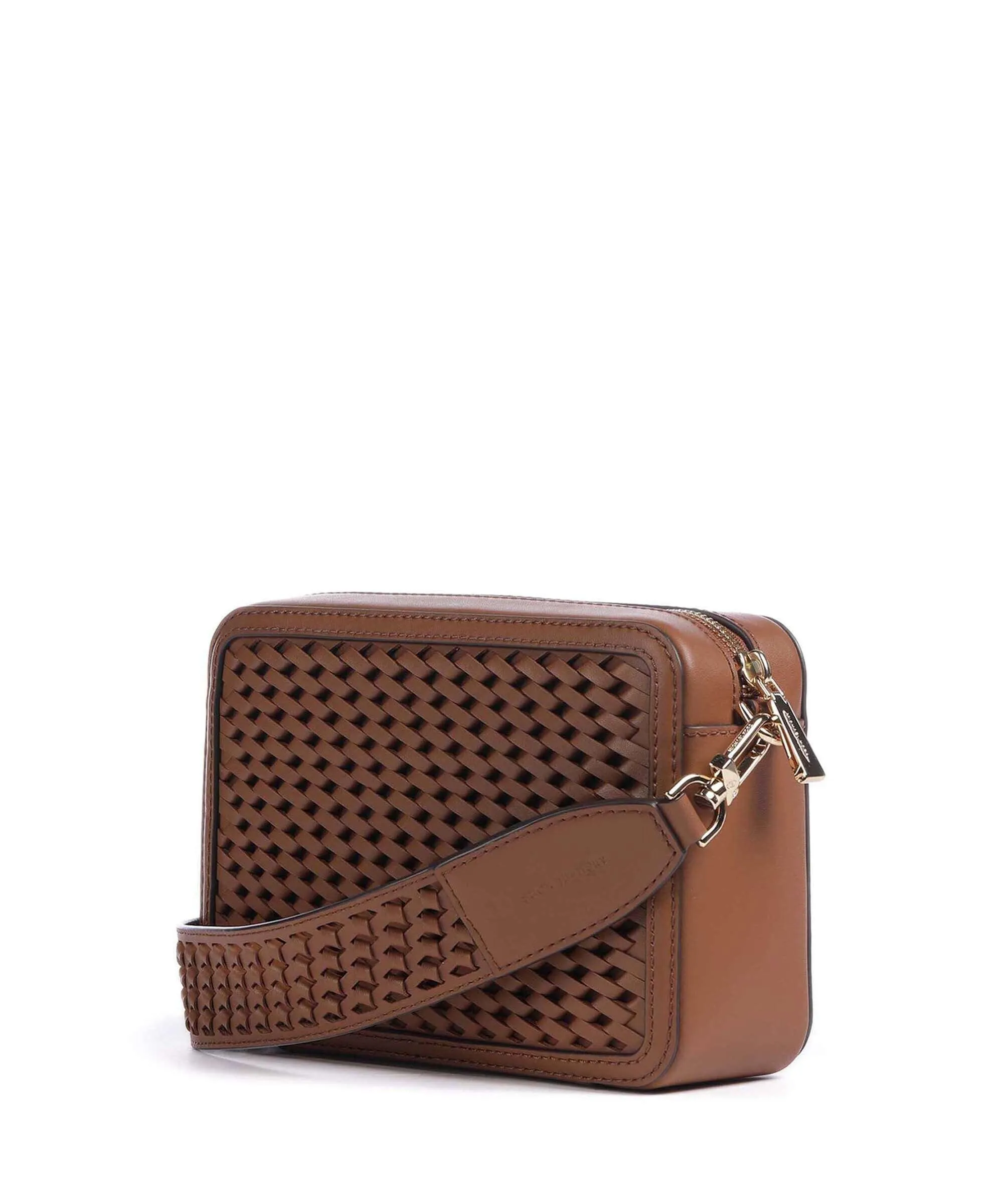  Michael Kors Jet Set Borsa a tracolla pelle di vacchetta finemente grana marrone  