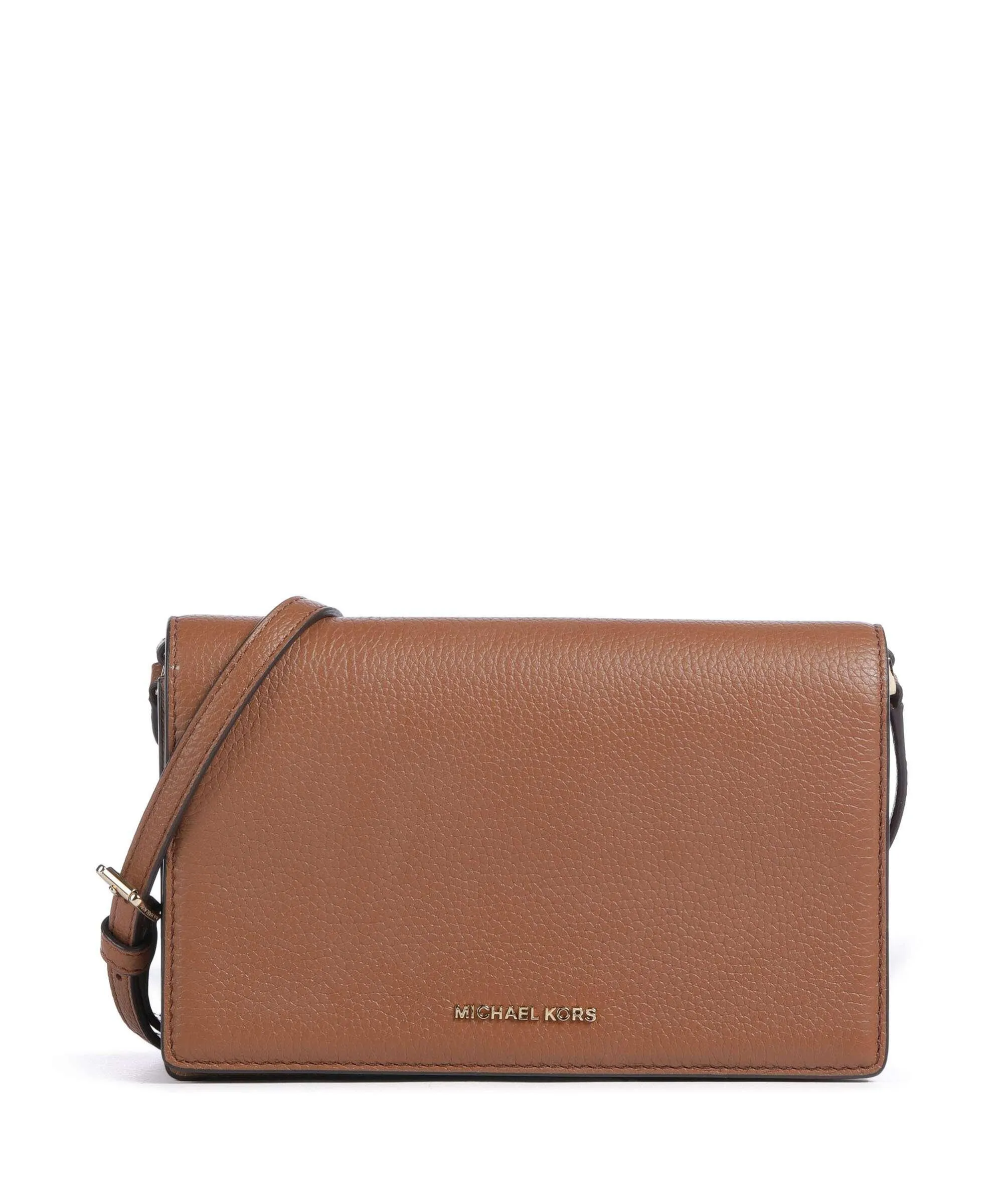  Michael Kors Jet Set Borsa a tracolla pelle di vacchetta grana marrone  