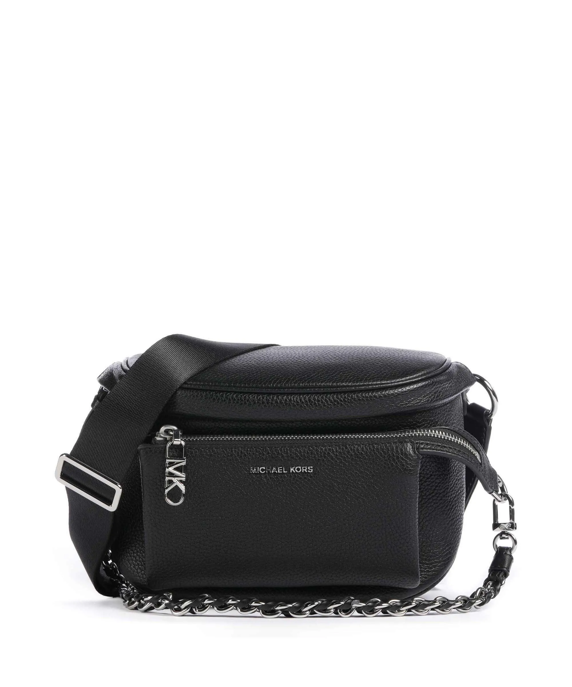  Michael Kors Slater Borsa a tracolla pelle di vacchetta grana nero  