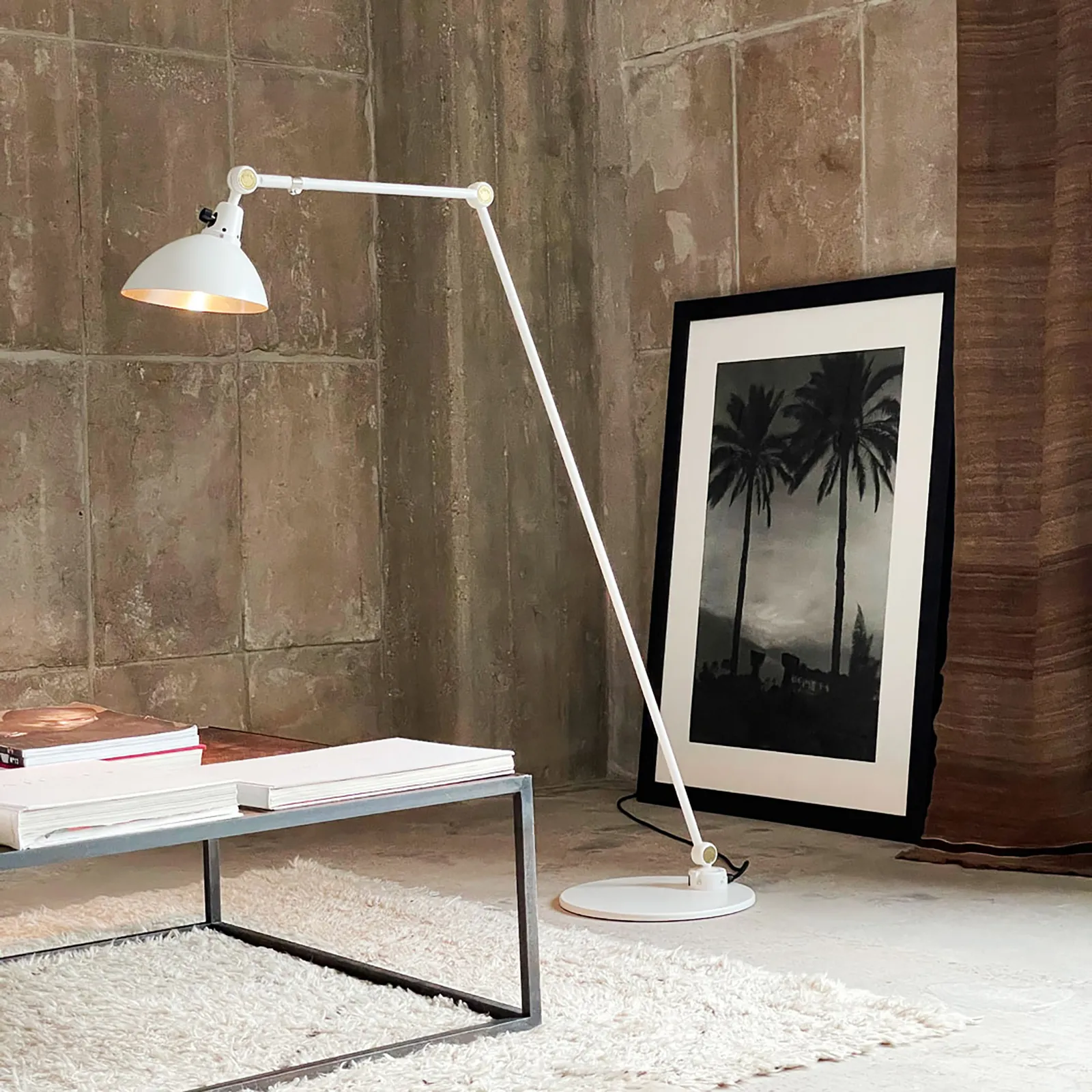 midgard modular TYPE 556 piantana bianca 140 cm