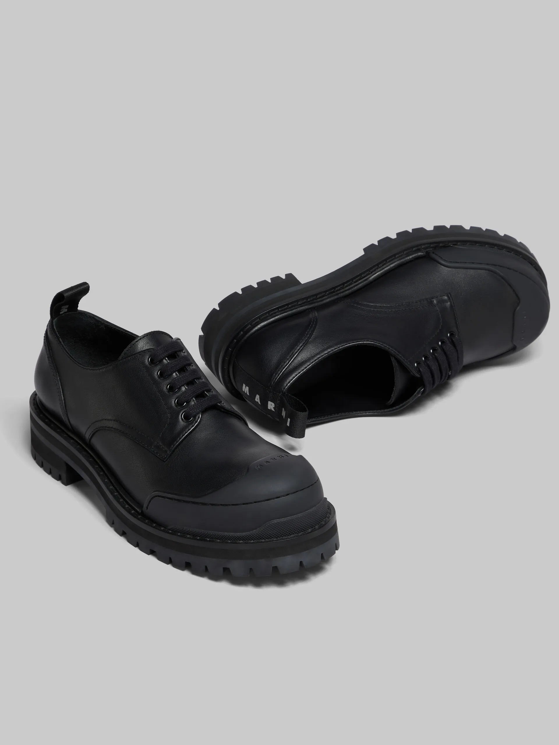 Mocassino derby Dada Army in pelle nera