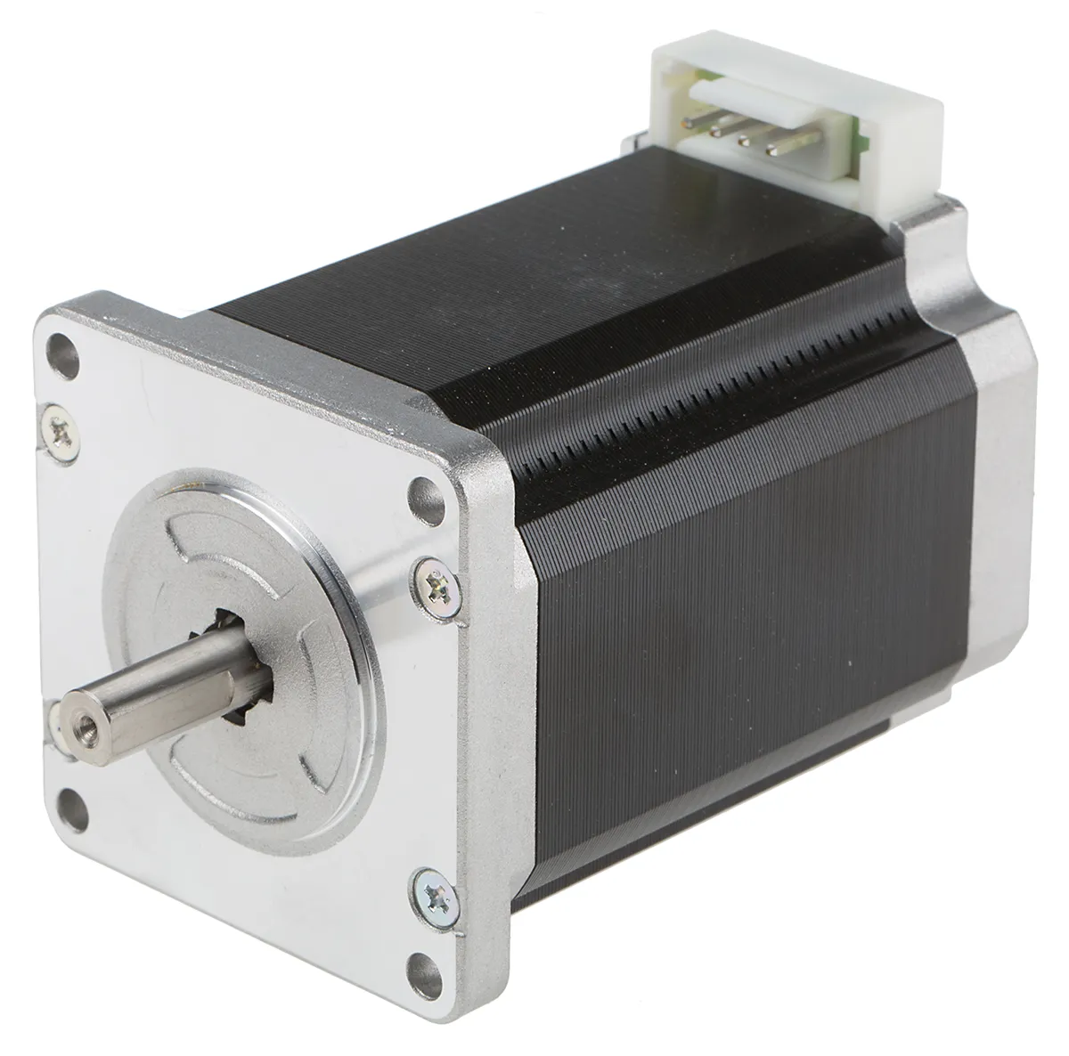 Motore passo passo Ibrido, Albero singolo Sanyo Denki, coppia 2.7Nm, ang. 1.8°, 24 V,Ø asta 8mm