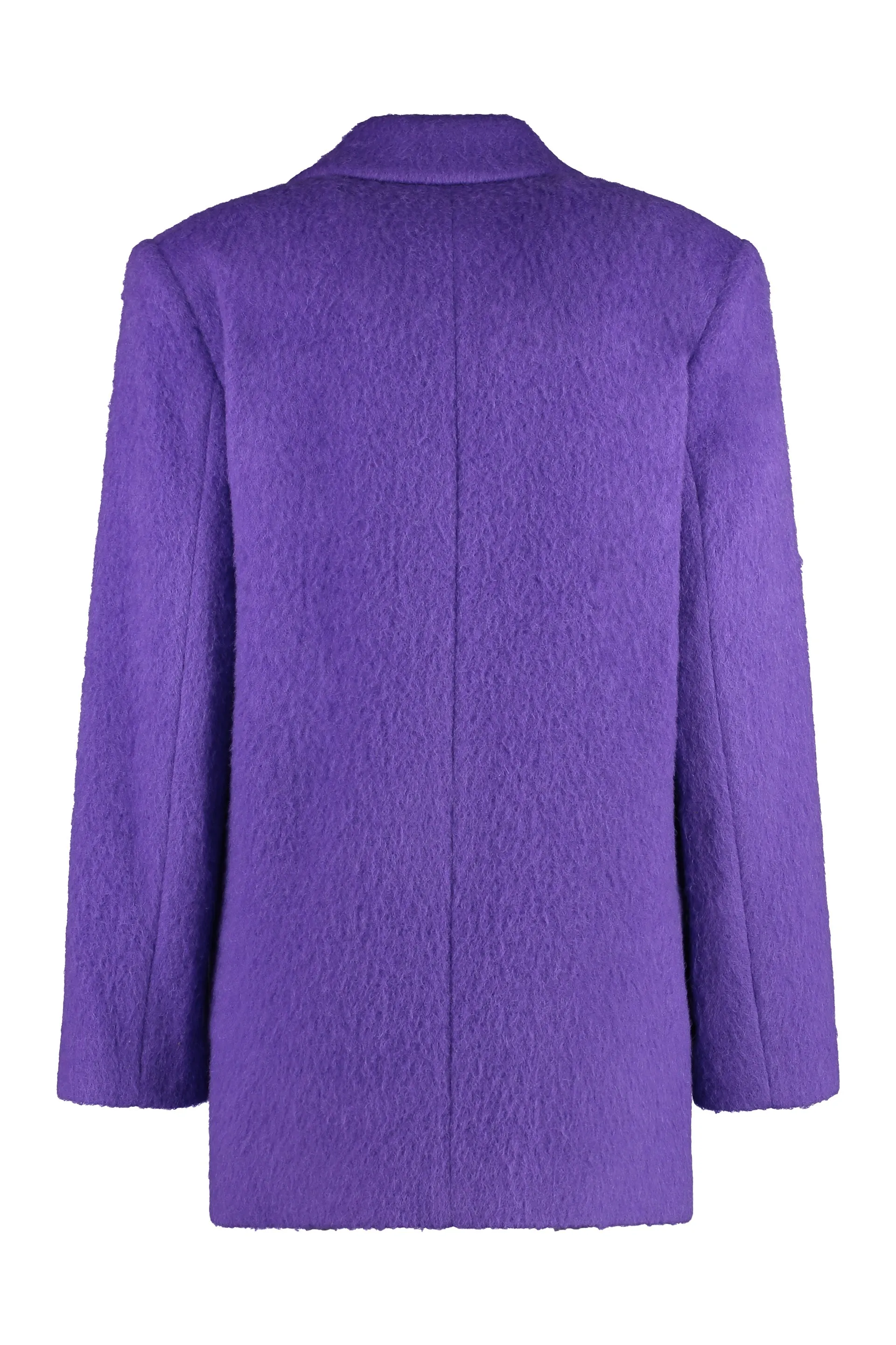 MSGM Cappotto doppiopetto in misto lana