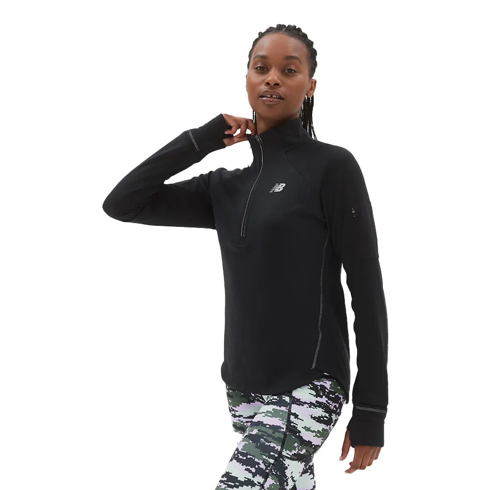 New Balance Heat Grid Half Cerniera per donna Top - SS24