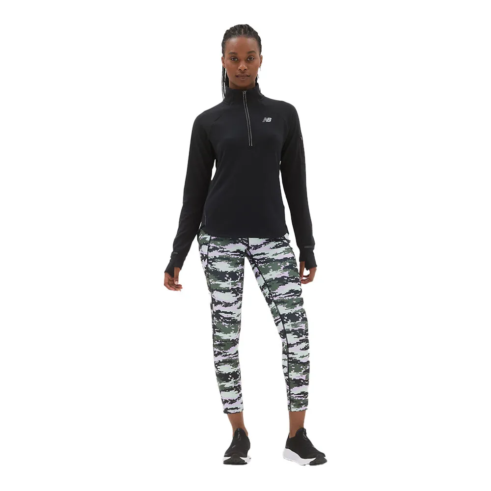 New Balance Heat Grid Half Cerniera per donna Top - SS24