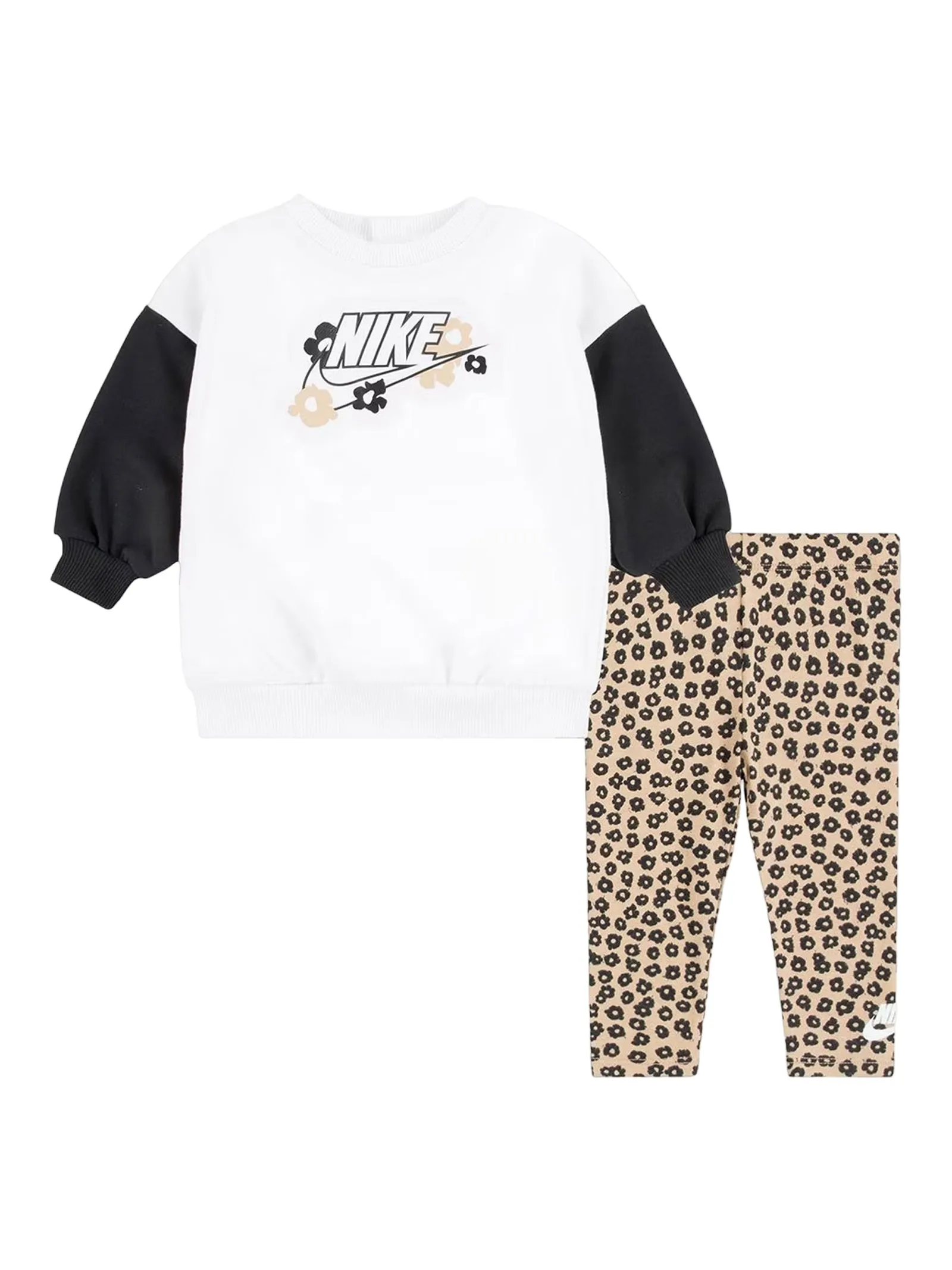 NIKE FLORAL LEGGINGS SET NEONATO