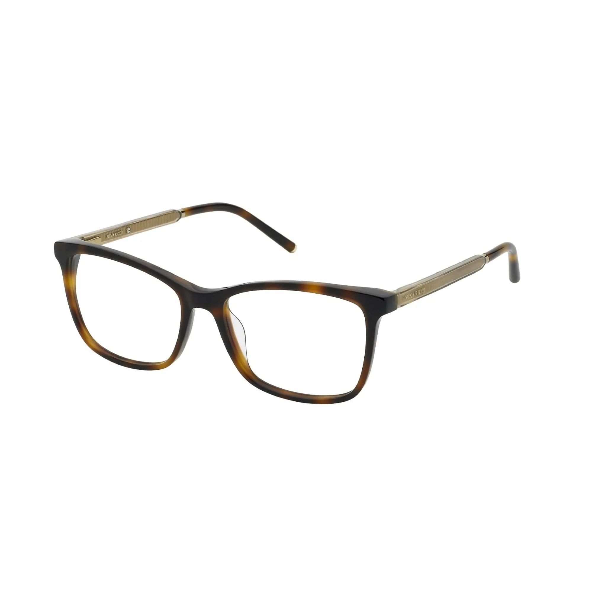   Nina Ricci VNR384 - 0752 Avana Scuro Lucido | Occhiale Da Vista Donna 