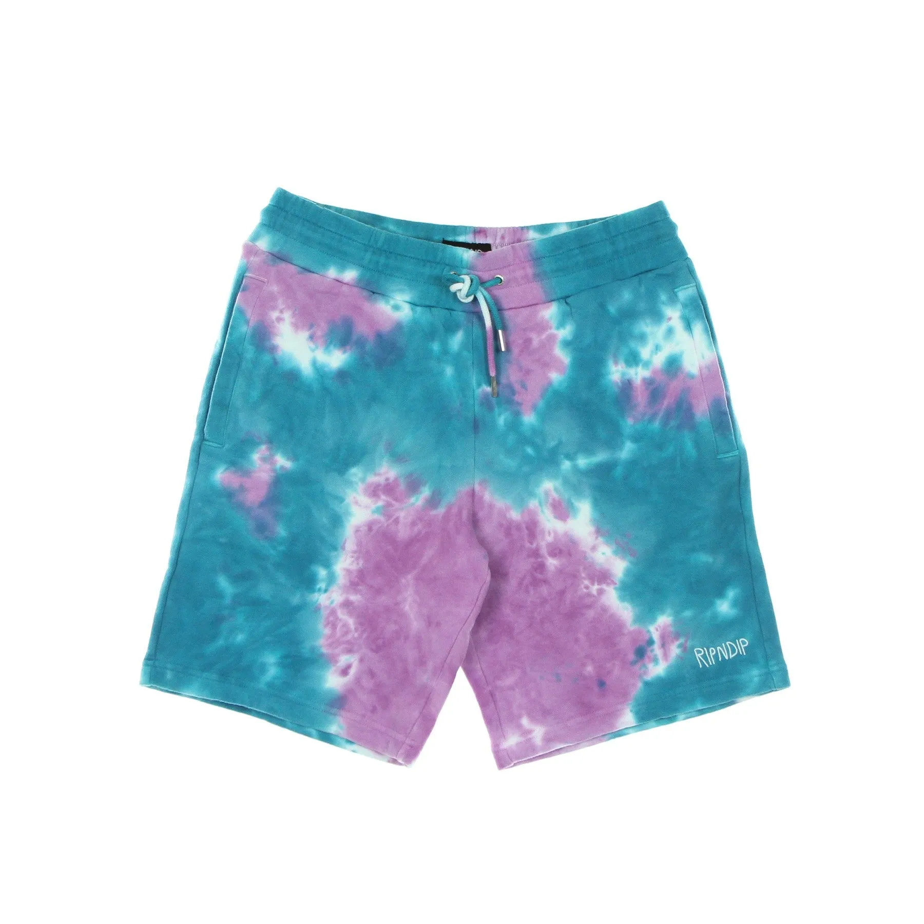 Pantalone Corto Tuta Uomo Peeking Nermal Sweatshorts Teal/lavender Tie Dye