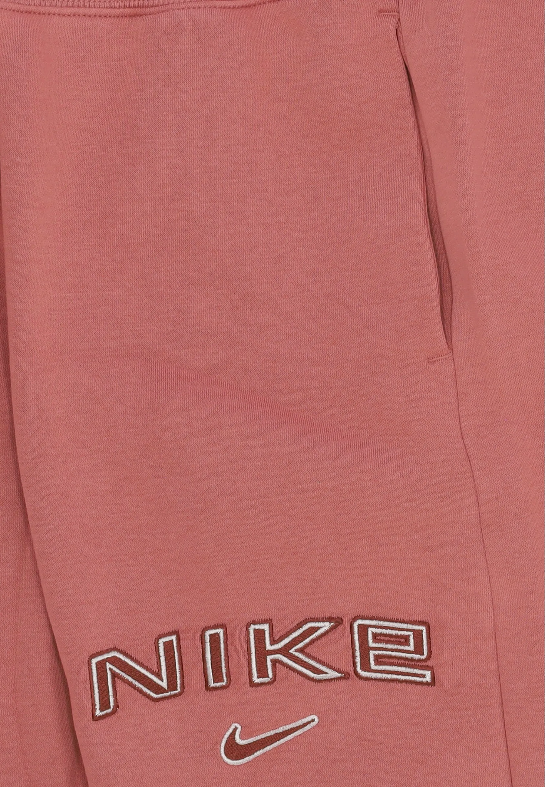 Pantalone Tuta Felpato Donna W Sportswear Phoenix Fleece High-rise Logo Pant Canyon Pink