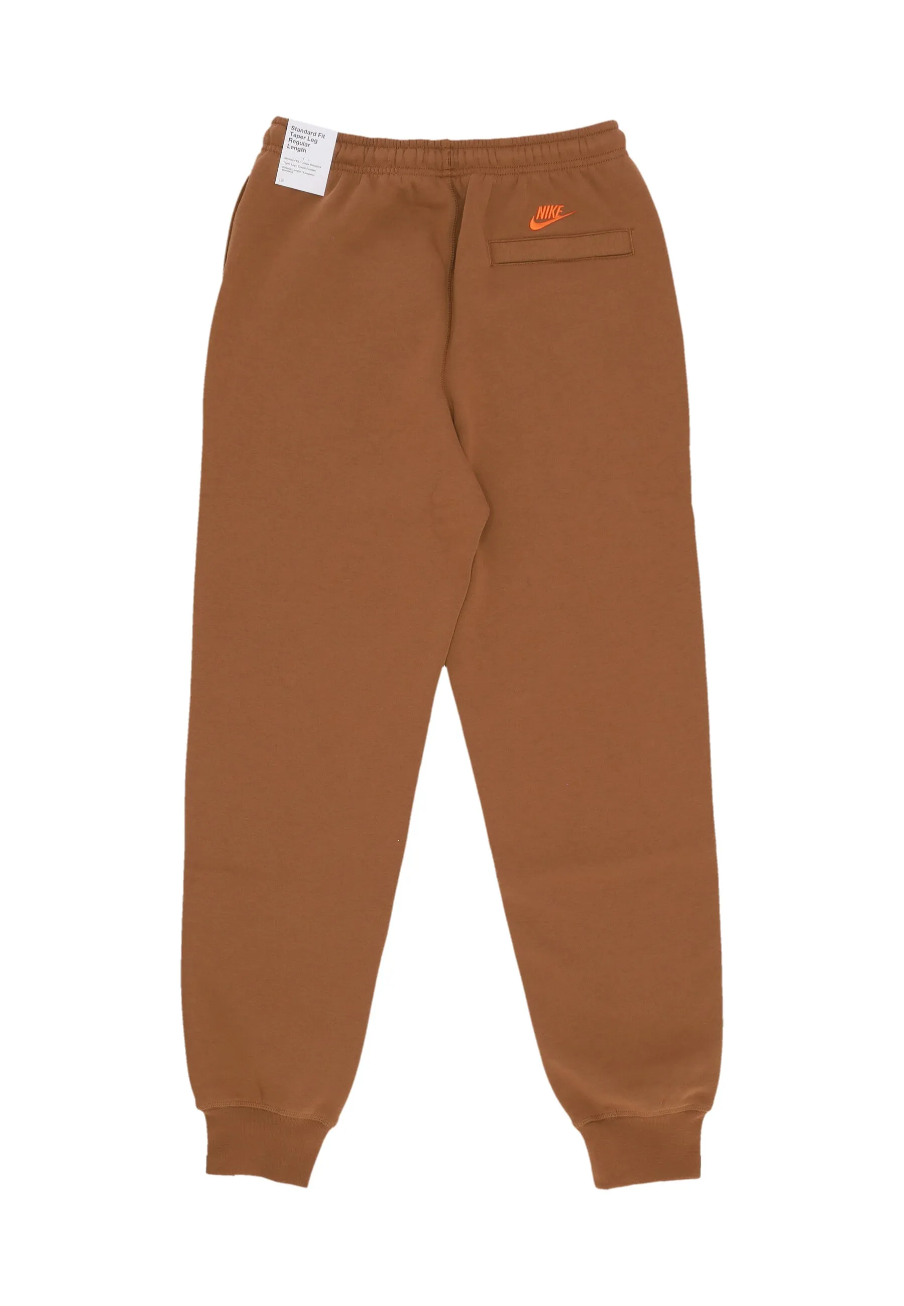 Pantalone Tuta Felpato Uomo Club Nvlty Jogger Lt British Tan/safety Orange