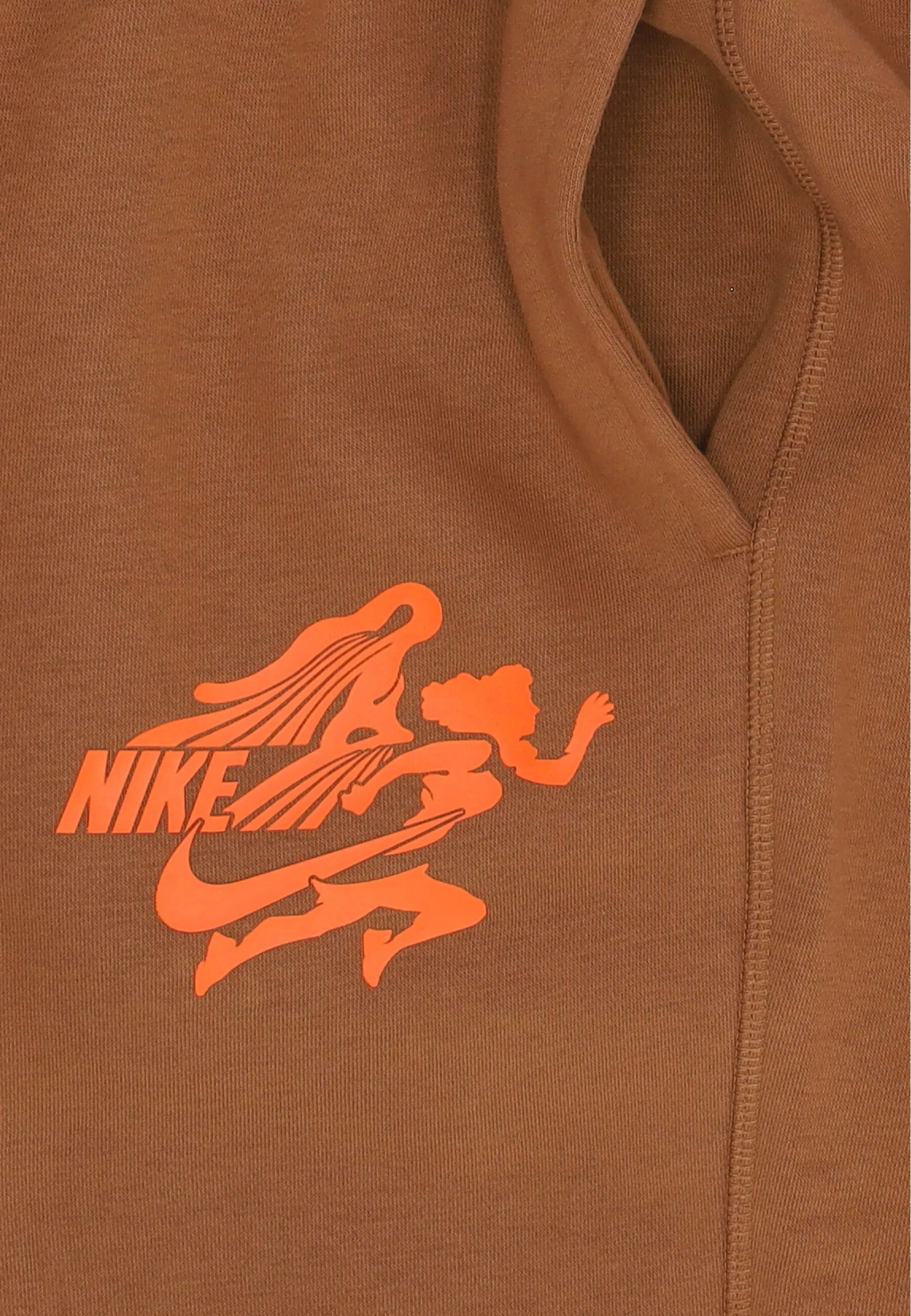 Pantalone Tuta Felpato Uomo Club Nvlty Jogger Lt British Tan/safety Orange