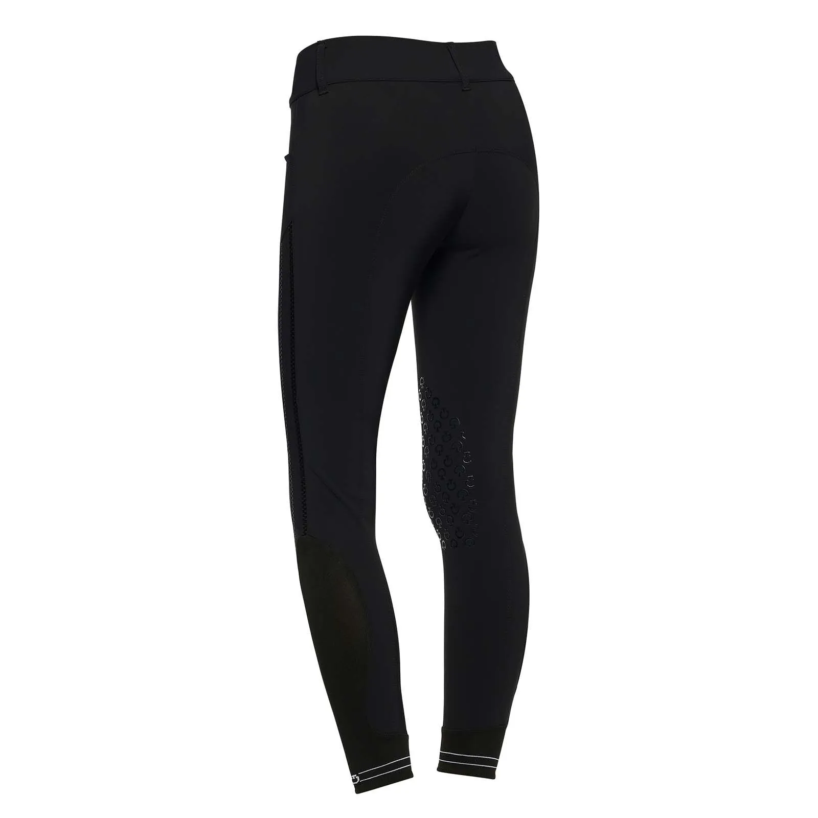 Pantaloni da equitazione da donna con impugnatura al ginocchio Cavalleria Toscana Embroidery