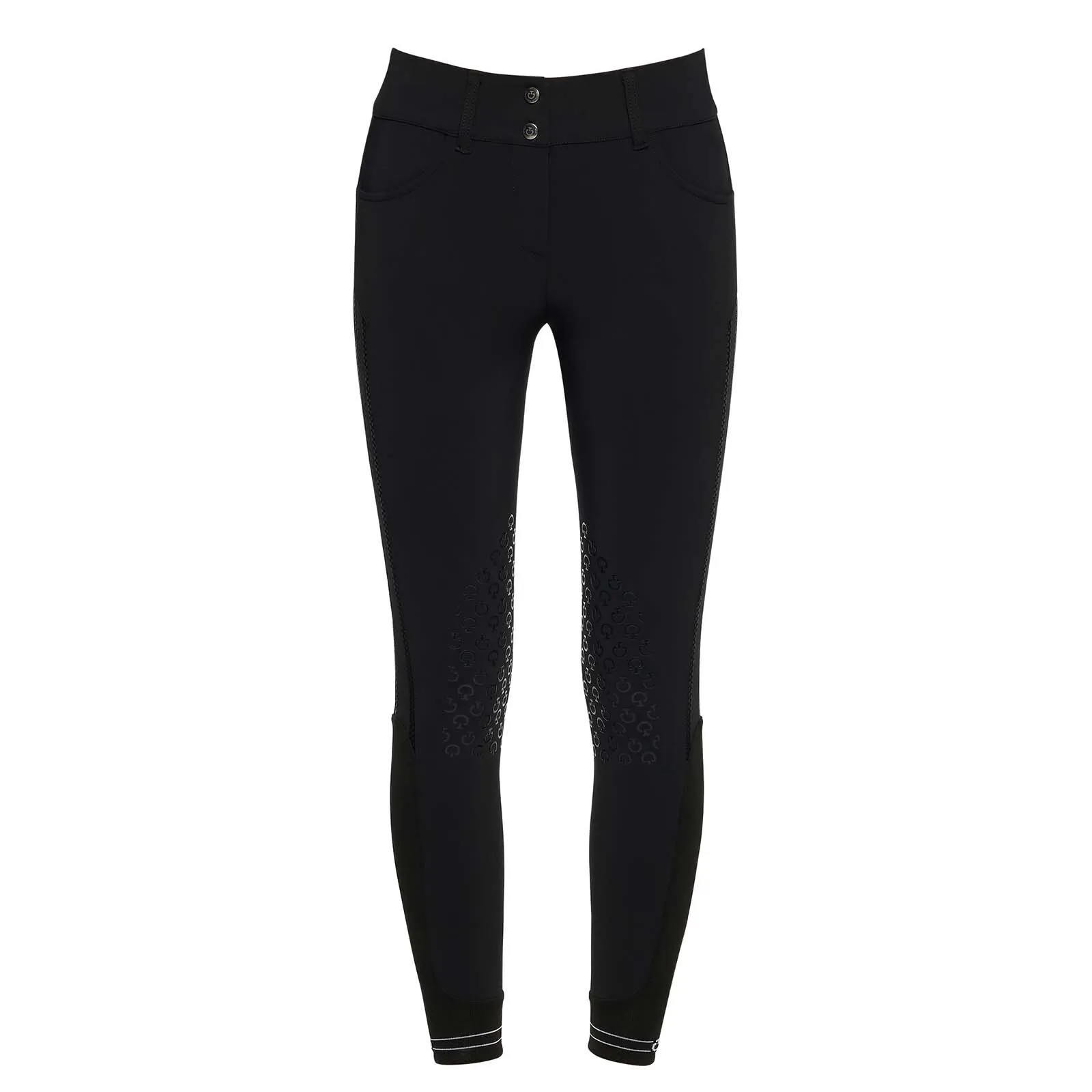Pantaloni da equitazione da donna con impugnatura al ginocchio Cavalleria Toscana Embroidery