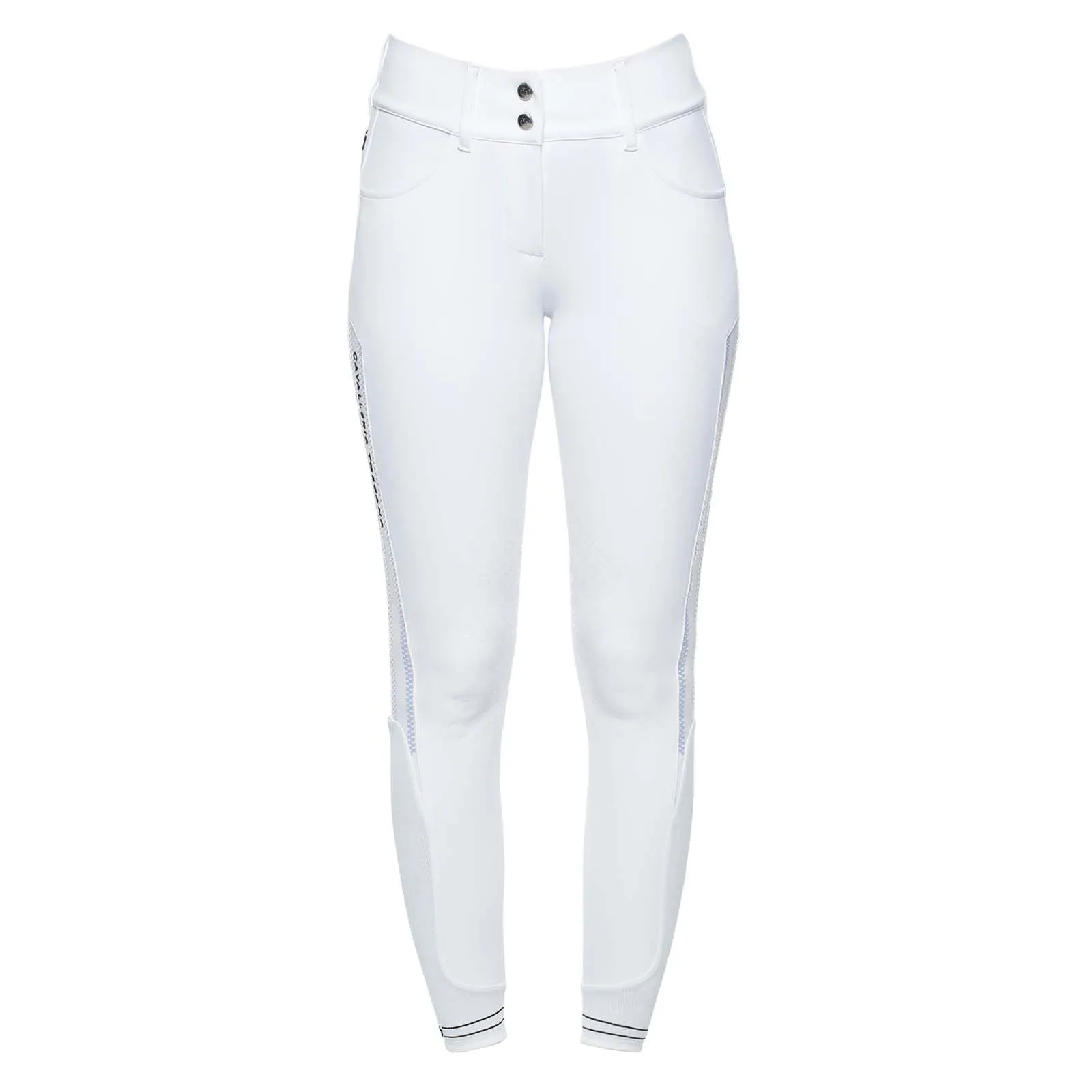 Pantaloni da equitazione da donna con impugnatura al ginocchio Cavalleria Toscana Embroidery