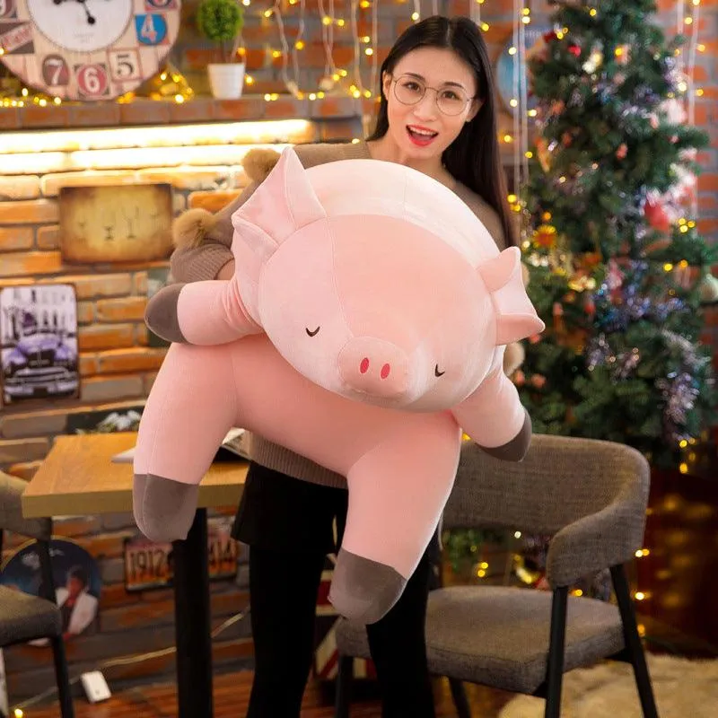 Peluche cuscino maiale in stile tarepanda kawaii plush toy 40cm 60cm 80cm 100cm 120cm