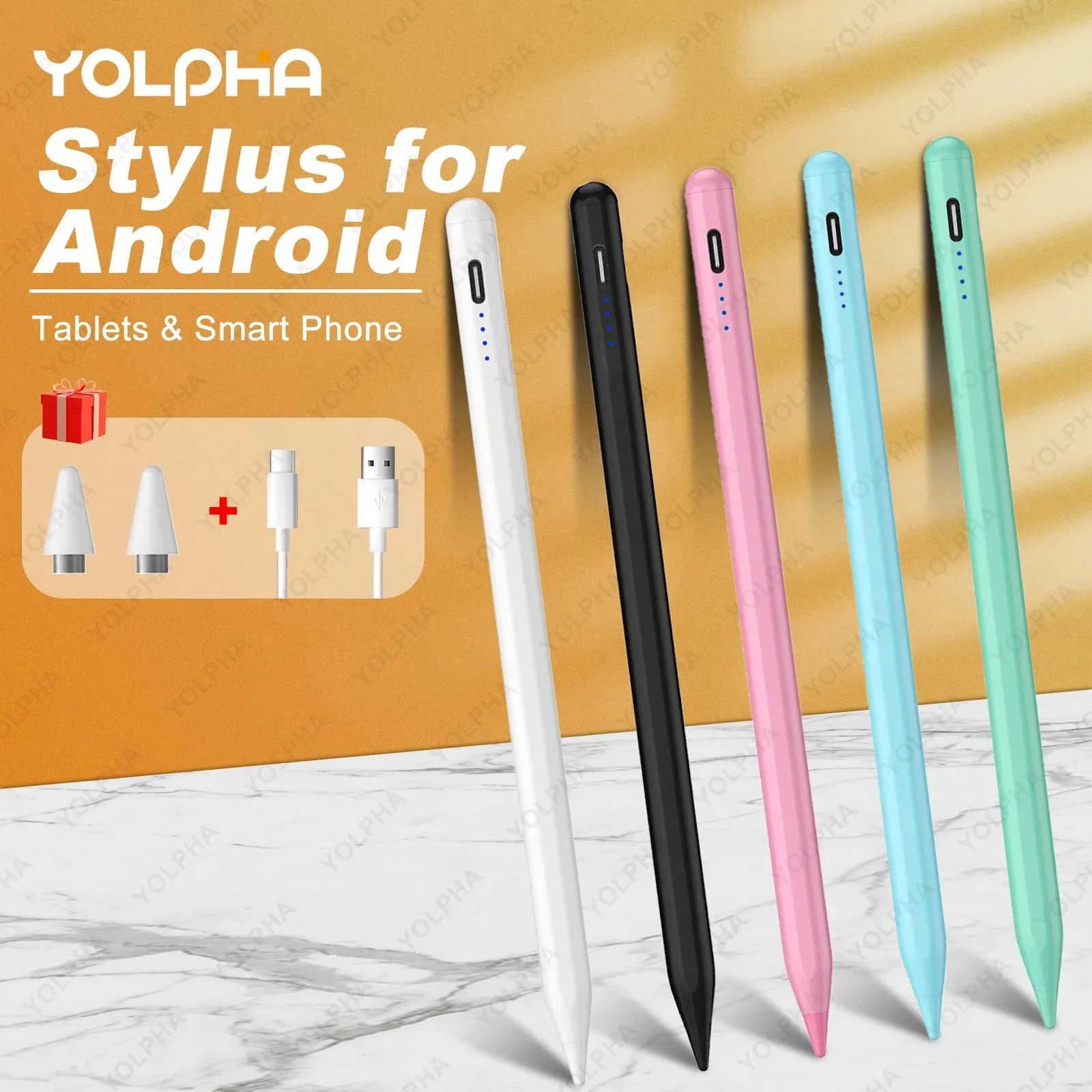 Penna stilo universale per Tablet Android penna Touch per telefono cellulare per penna capacitiva iPhone per Tablet XIAOMI HUAWE