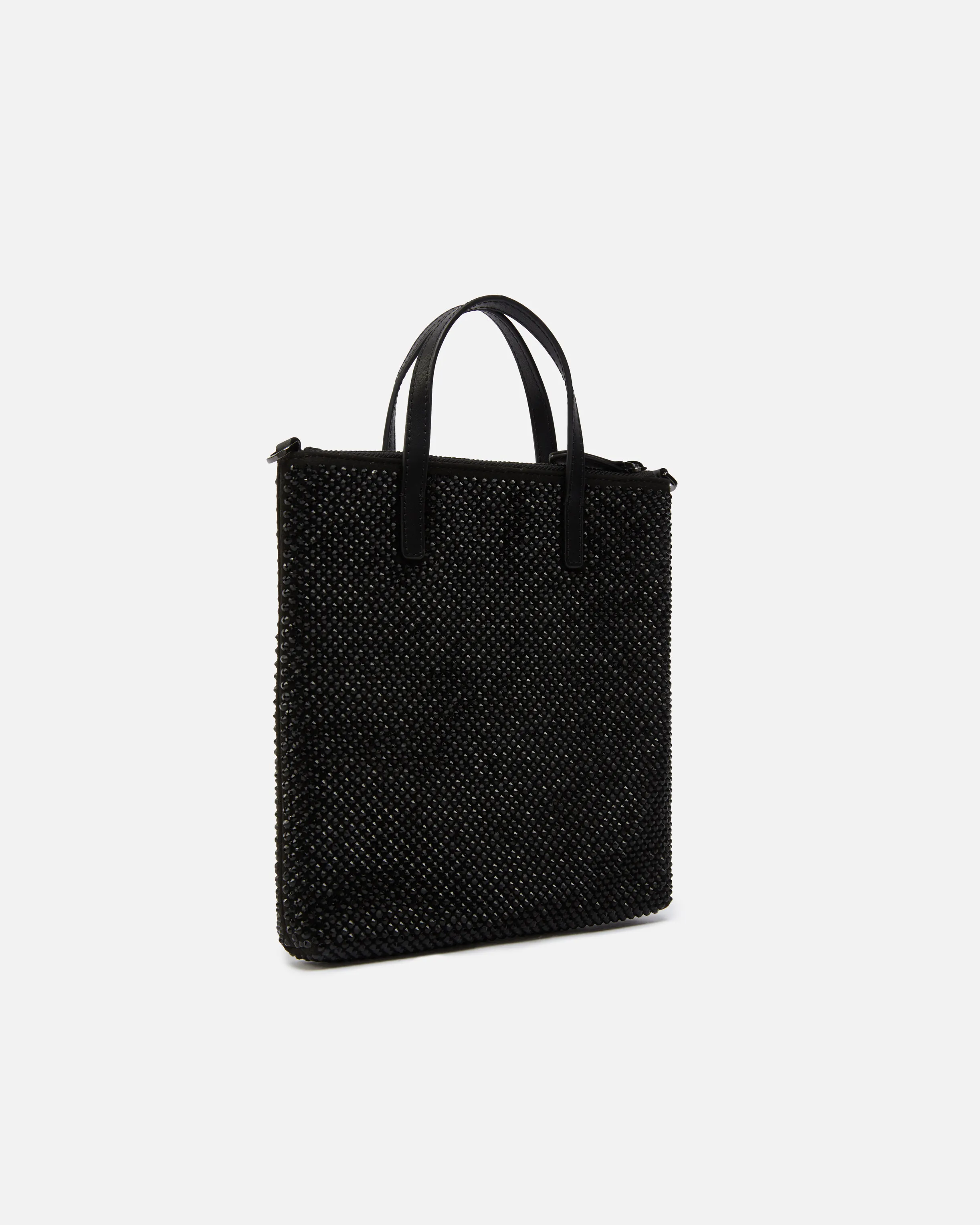  Piccola borsa shopper strass gioiello con tracolla    