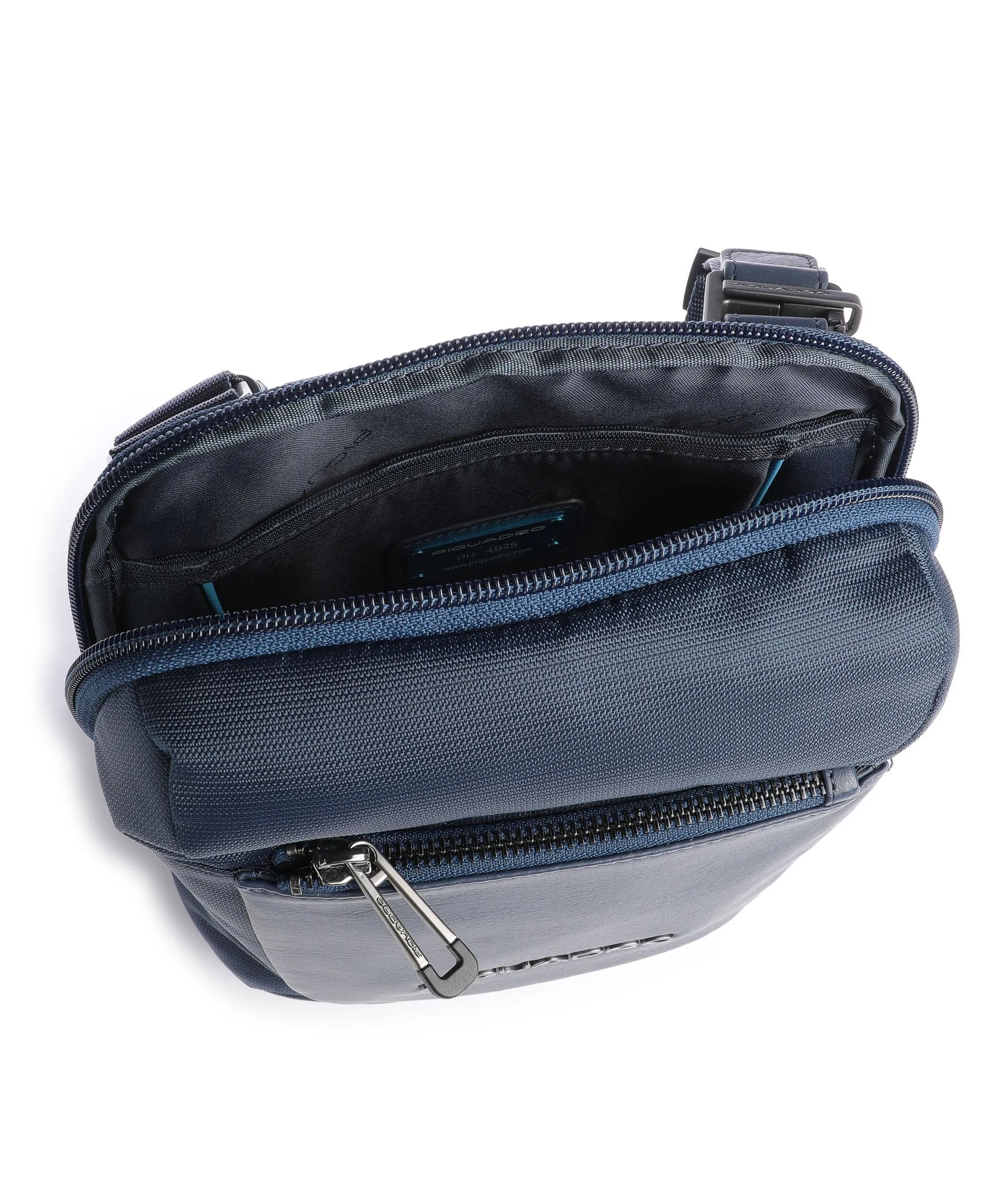  Piquadro Macbeth Borsa a tracolla poliestere riciclato blu scuro  