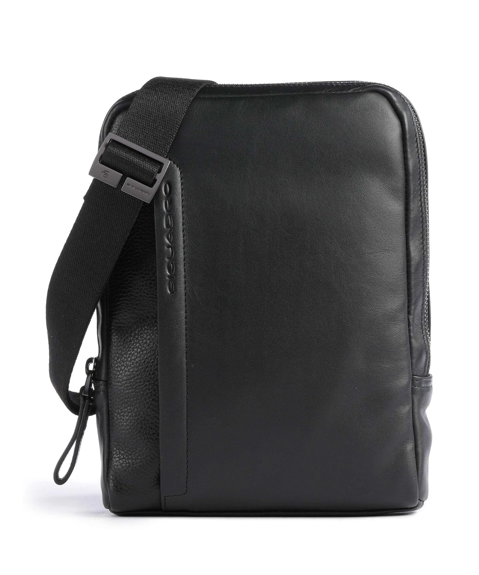  Piquadro Pan Borsa a tracolla pelle granulata nero  