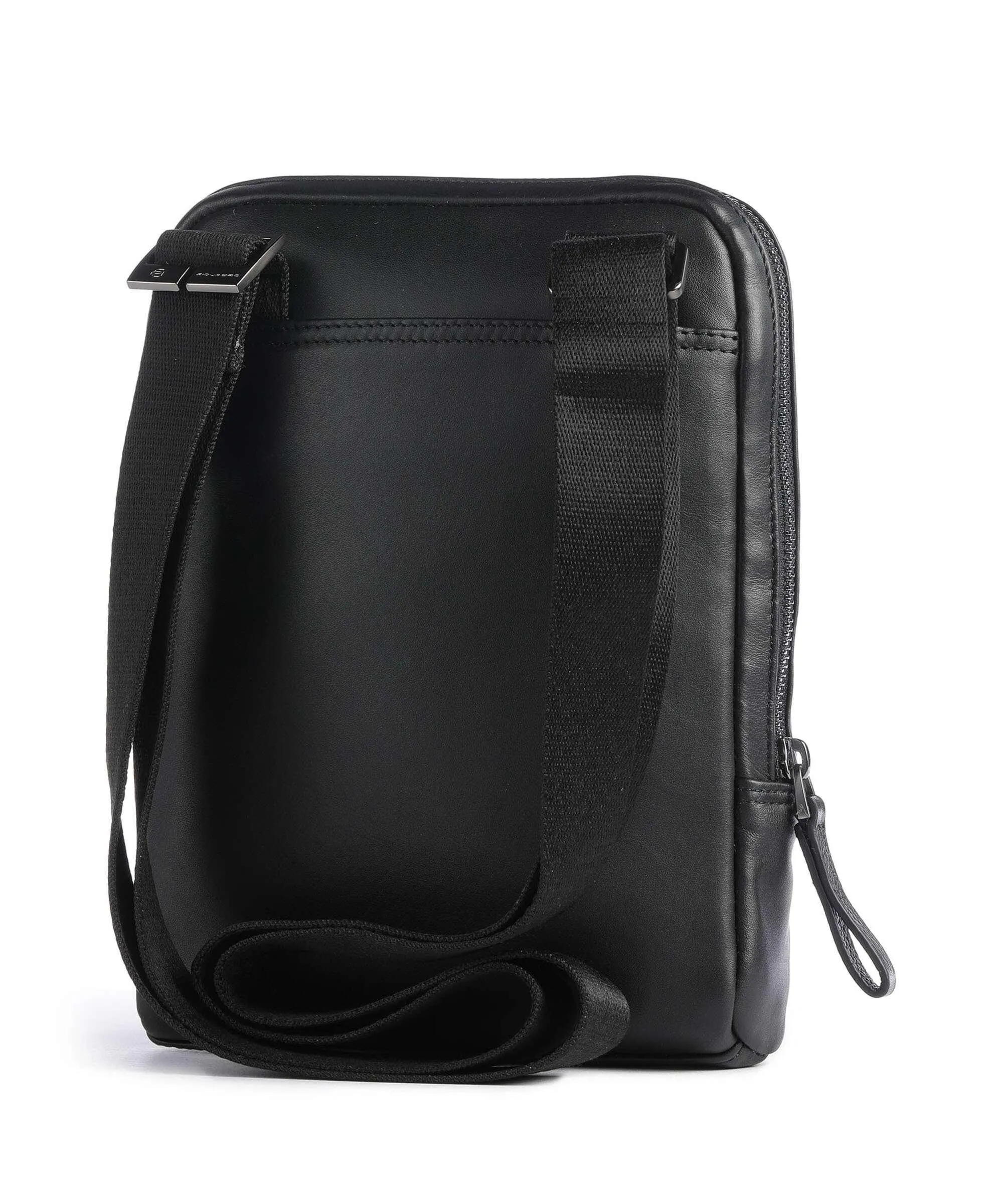  Piquadro Pan Borsa a tracolla pelle granulata nero  