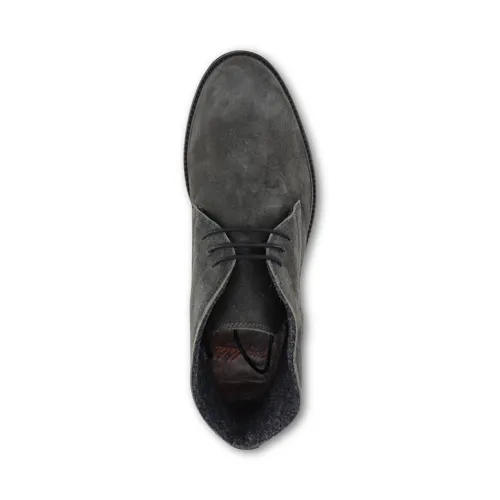 Polacchine in camoscio grigio
