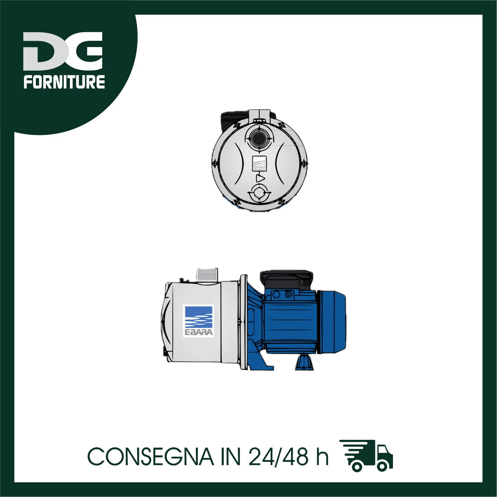 POMPA EBARA AUTODESCANTE PER USO DOMESTICO JEX/I 150 