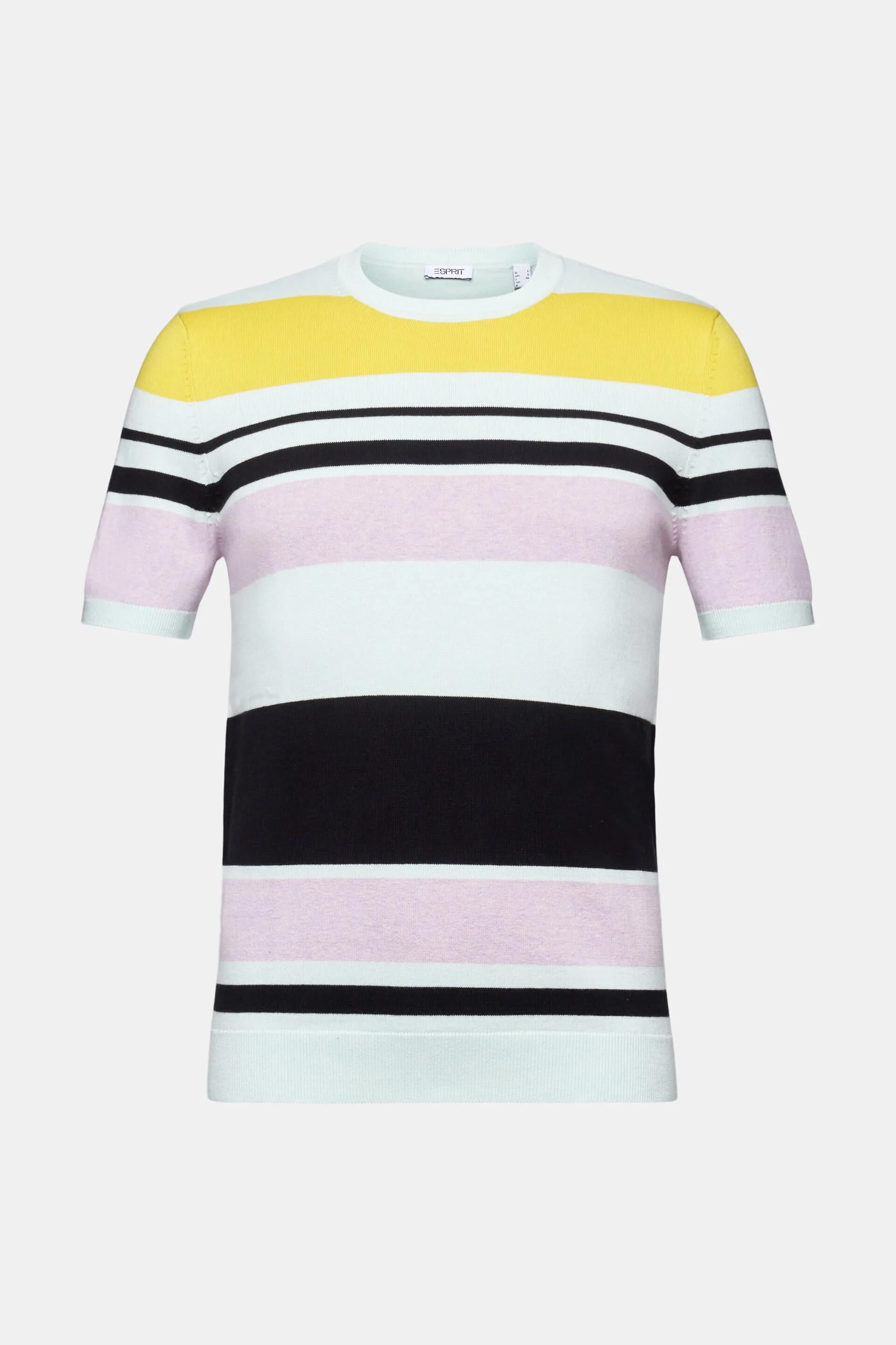 Pullover a manica corta a righe