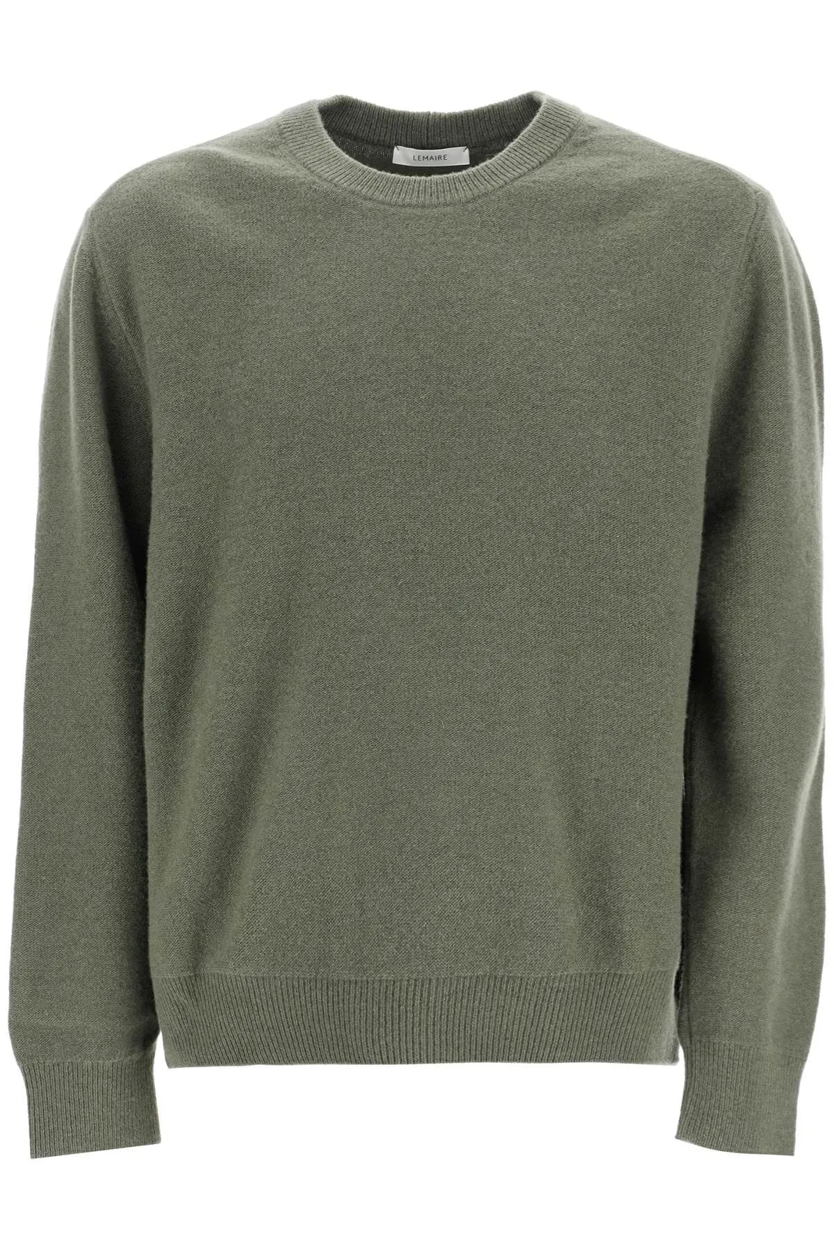 Pullover girocollo in pura lana