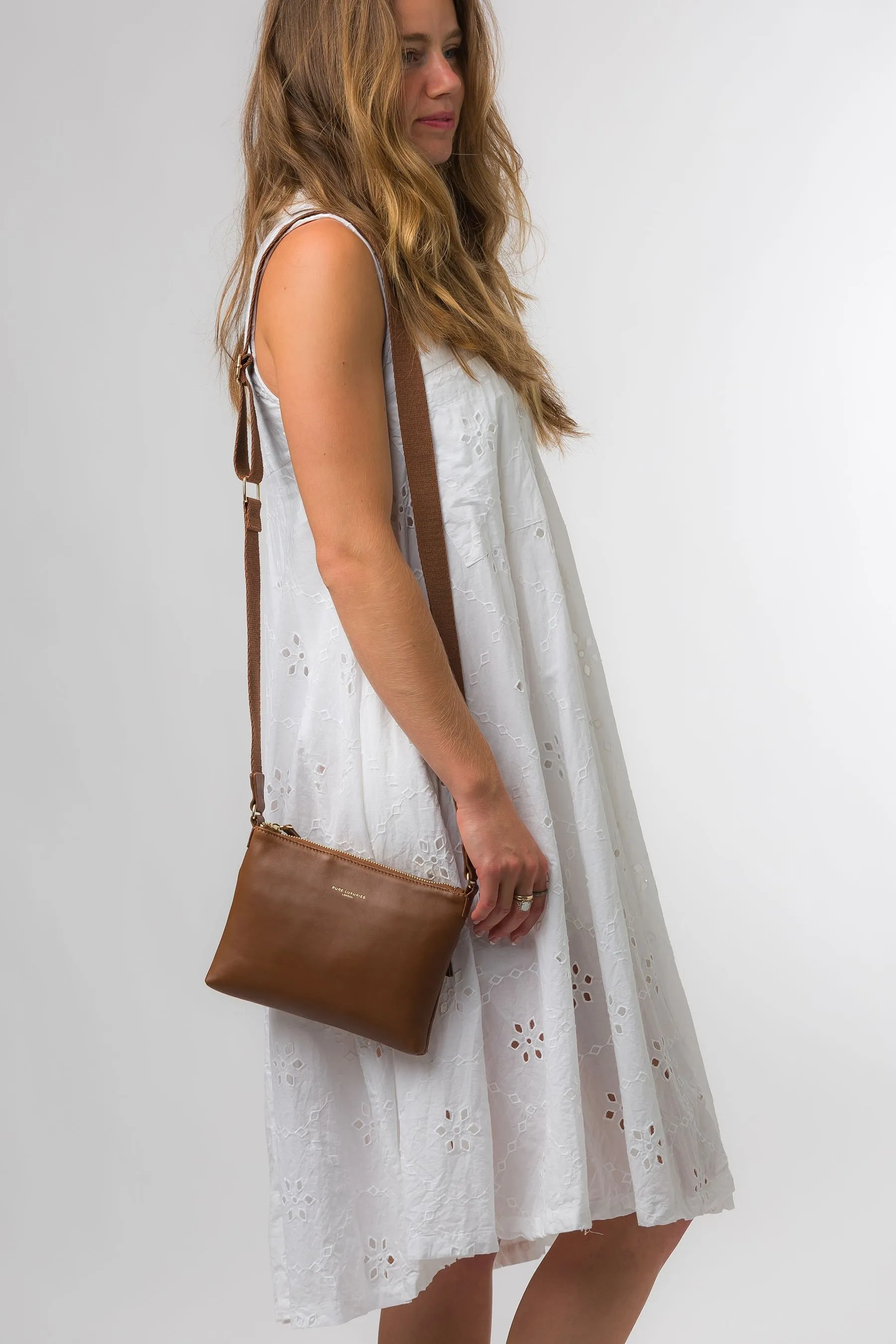 Pure Luxuries London - Nessa - Borsa a tracolla in pelle nappa