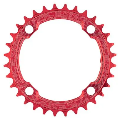 Race Face Narrow Wide Single Chainring 104mm BCD Rosso