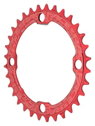 Race Face Narrow Wide Single Chainring 104mm BCD Rosso